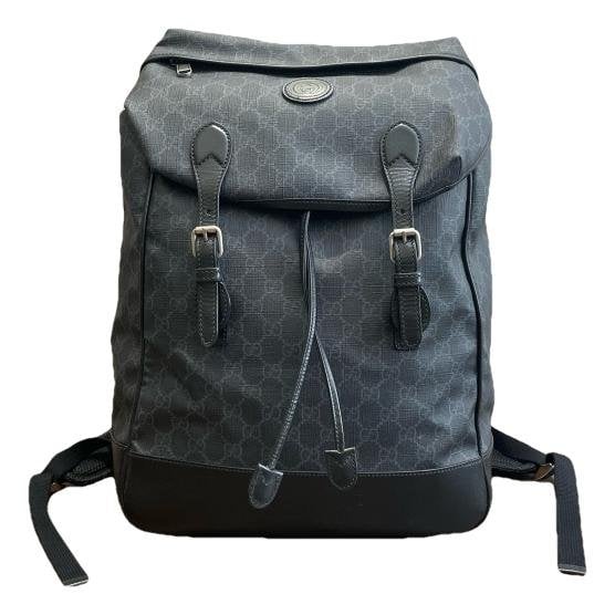 Leather backpack