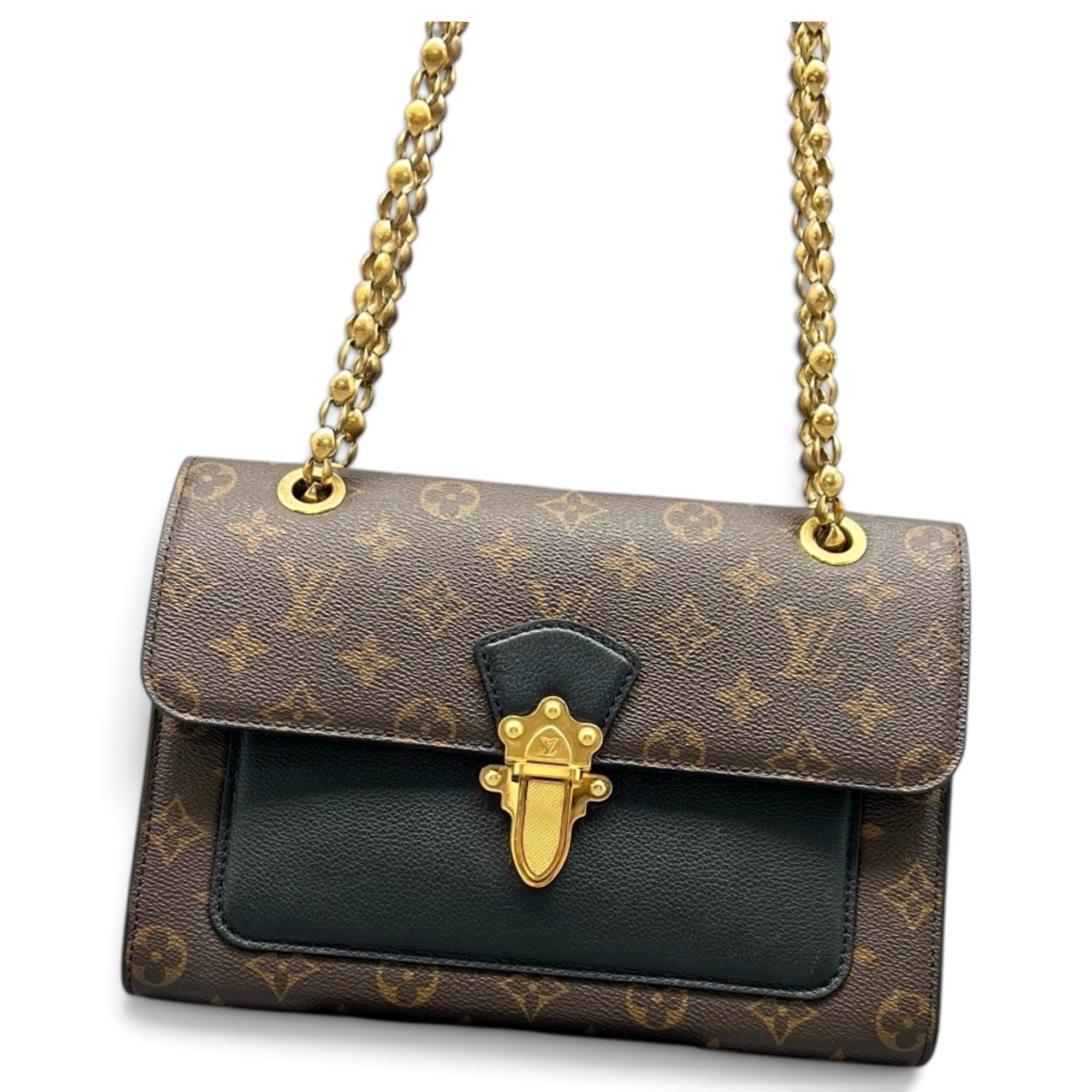 Victoire leather handbag