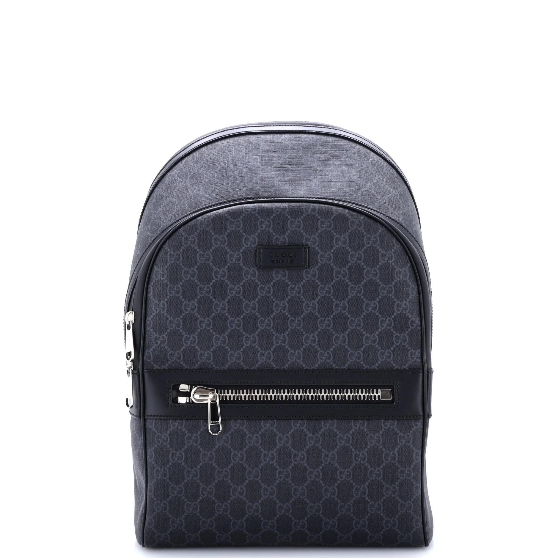 Leather backpack