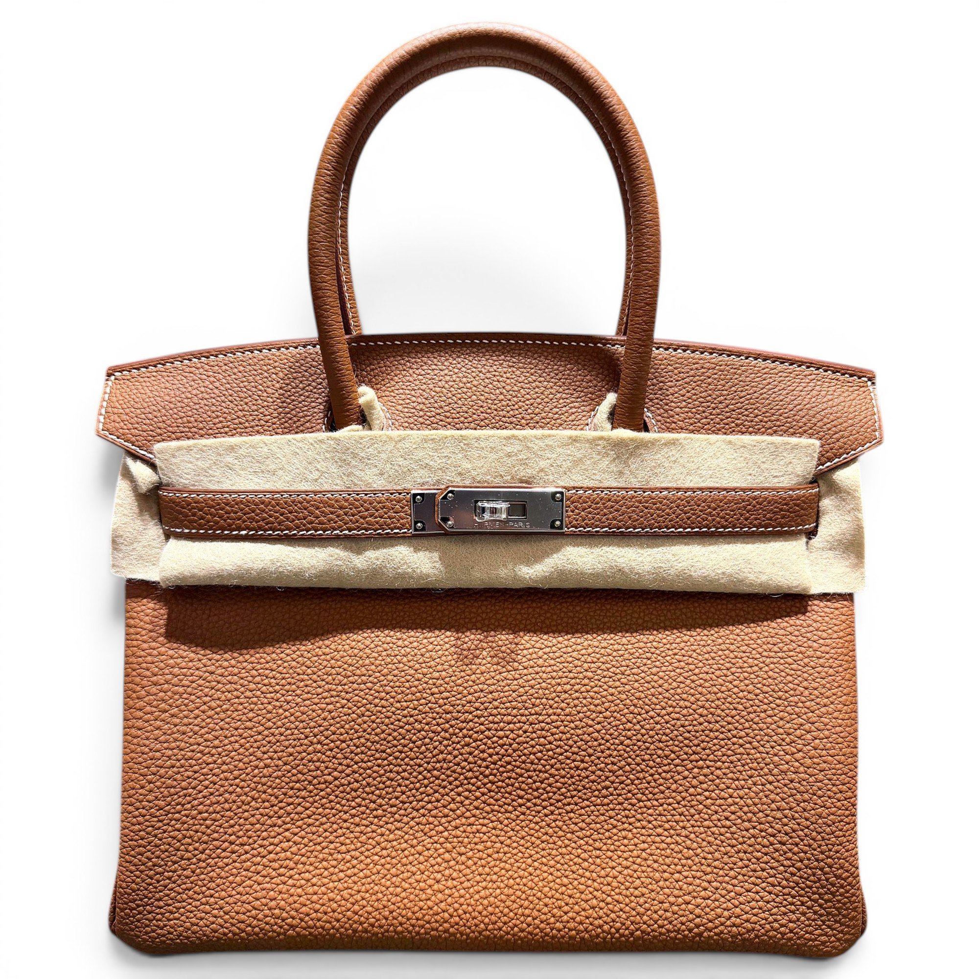 Birkin 30 leather handbag
