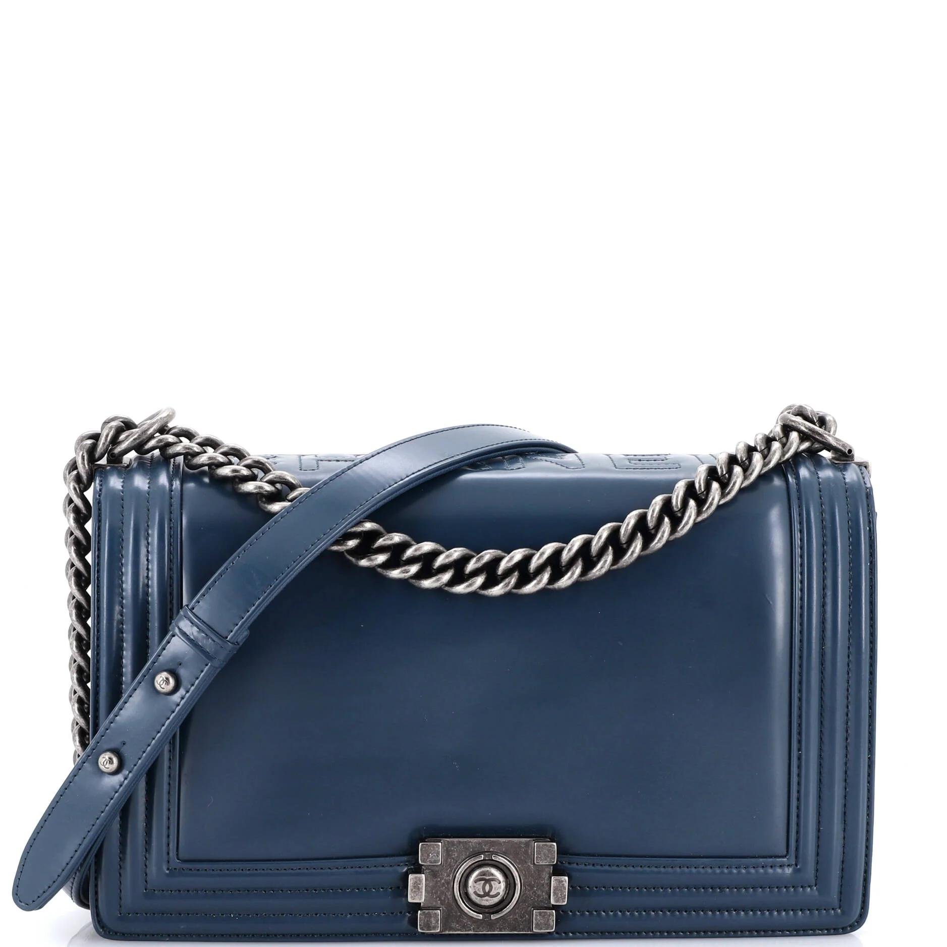 Boy leather crossbody bag