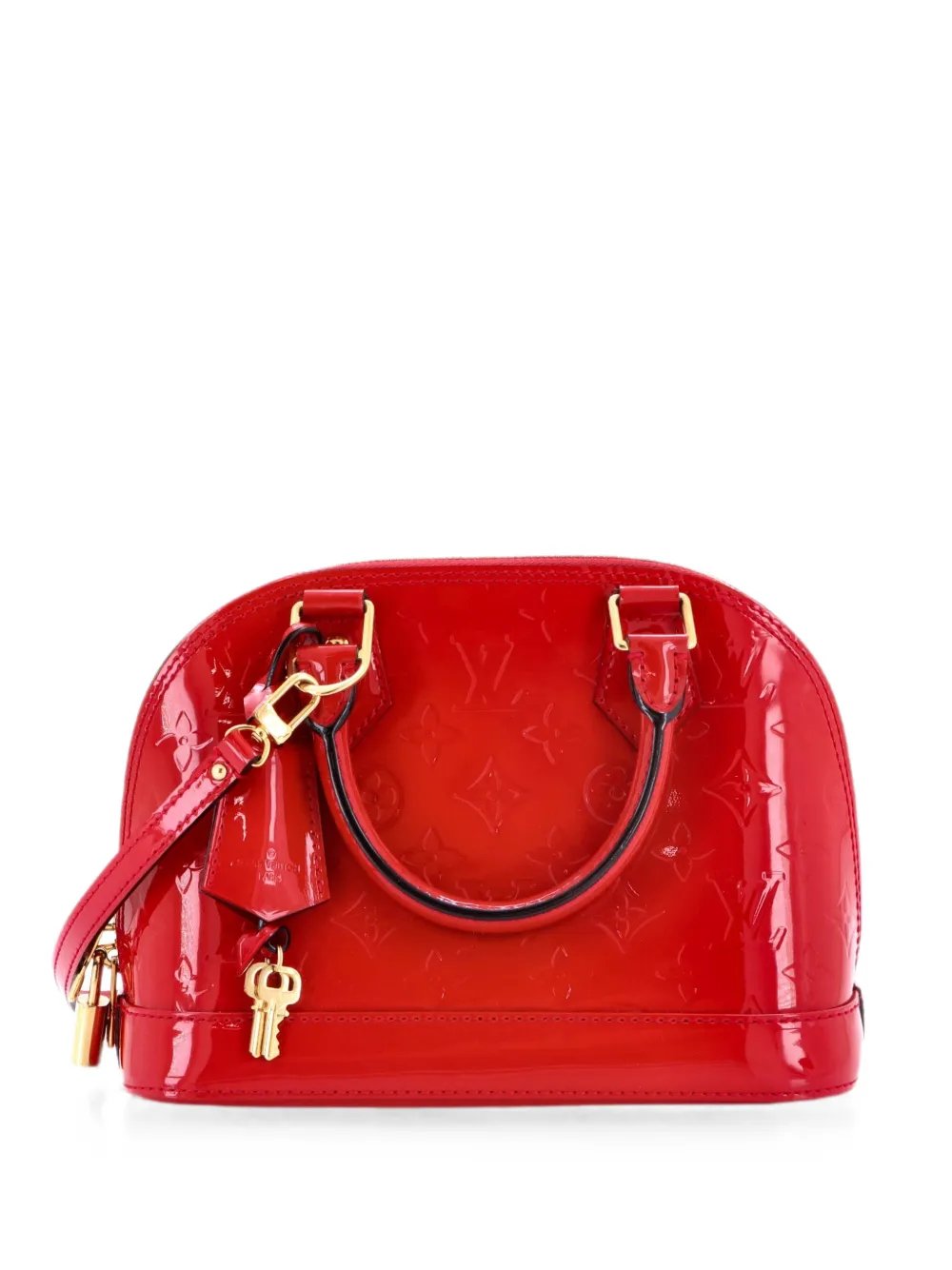 Alma Handbag Monogram Vernis BB shoulder bag