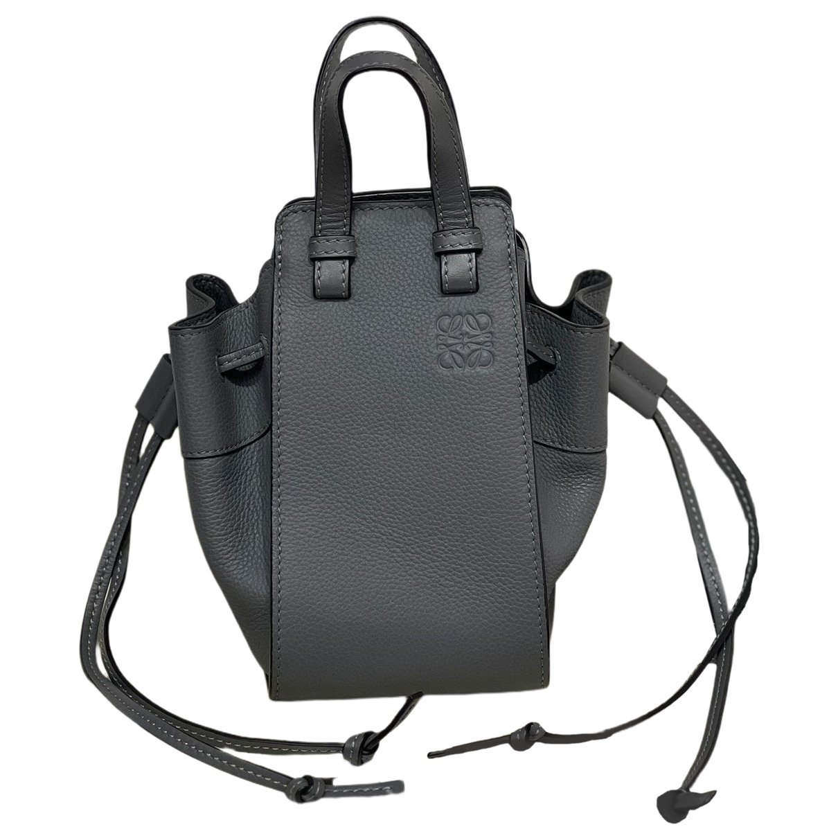 Hammock leather handbag