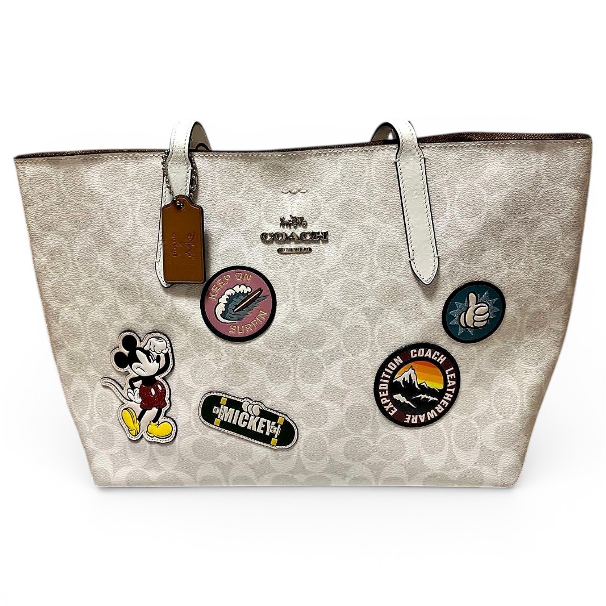 Disney collection leather tote