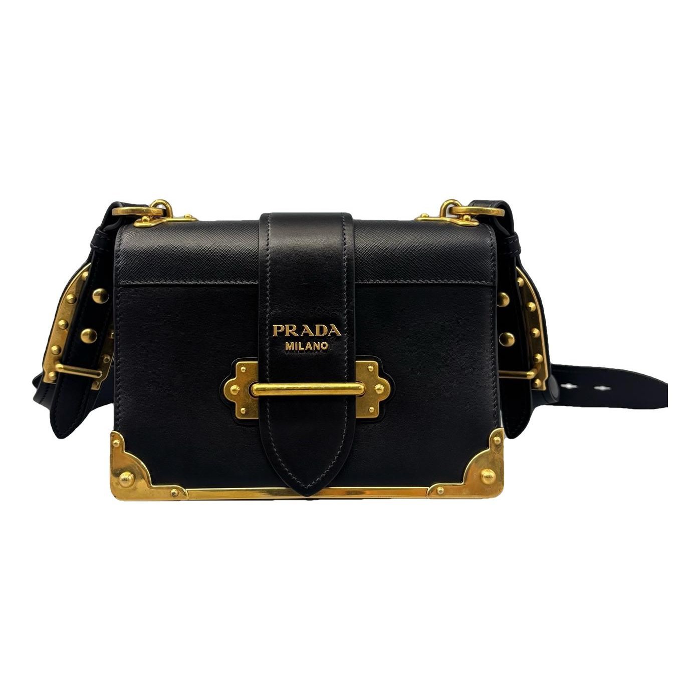 Cahier leather handbag