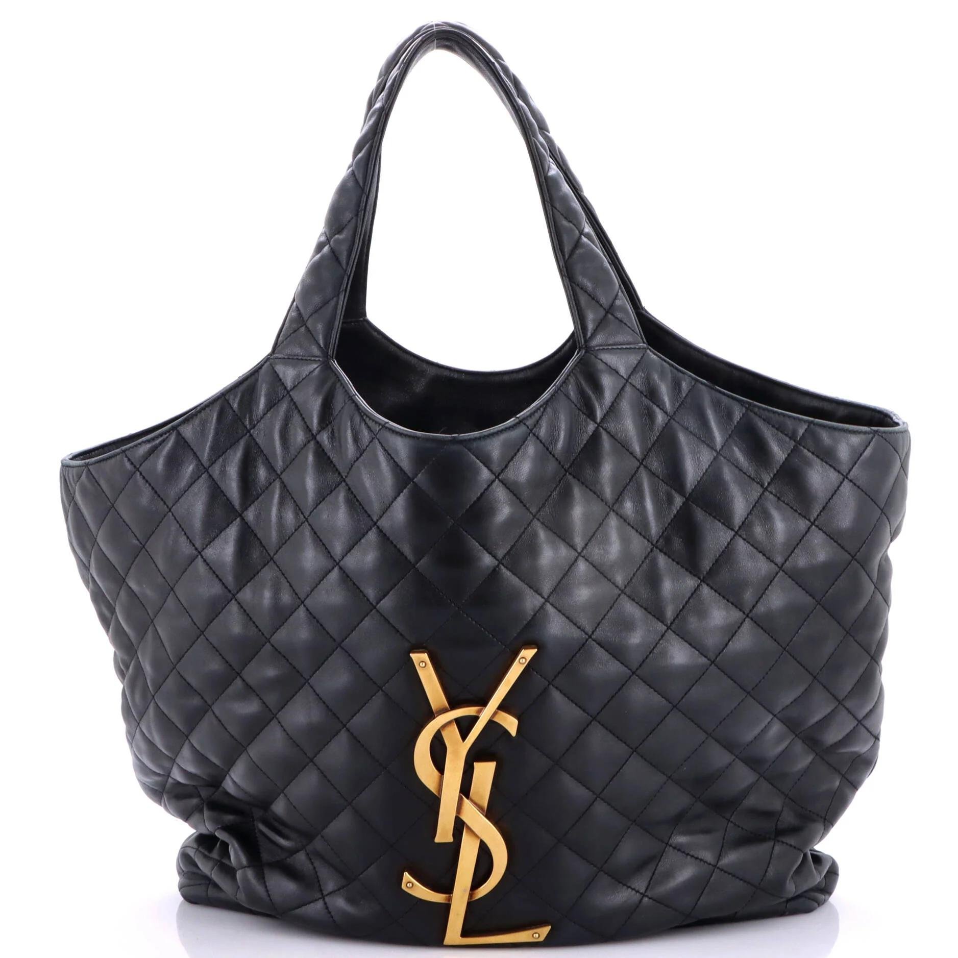 Leather tote
