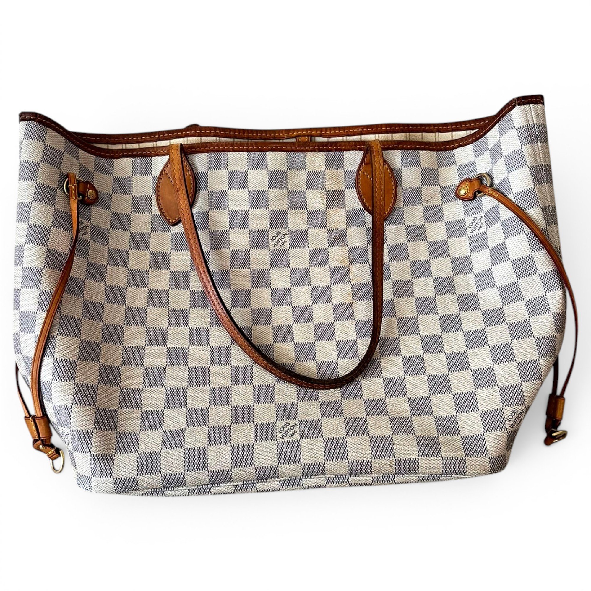 Neverfull leather tote