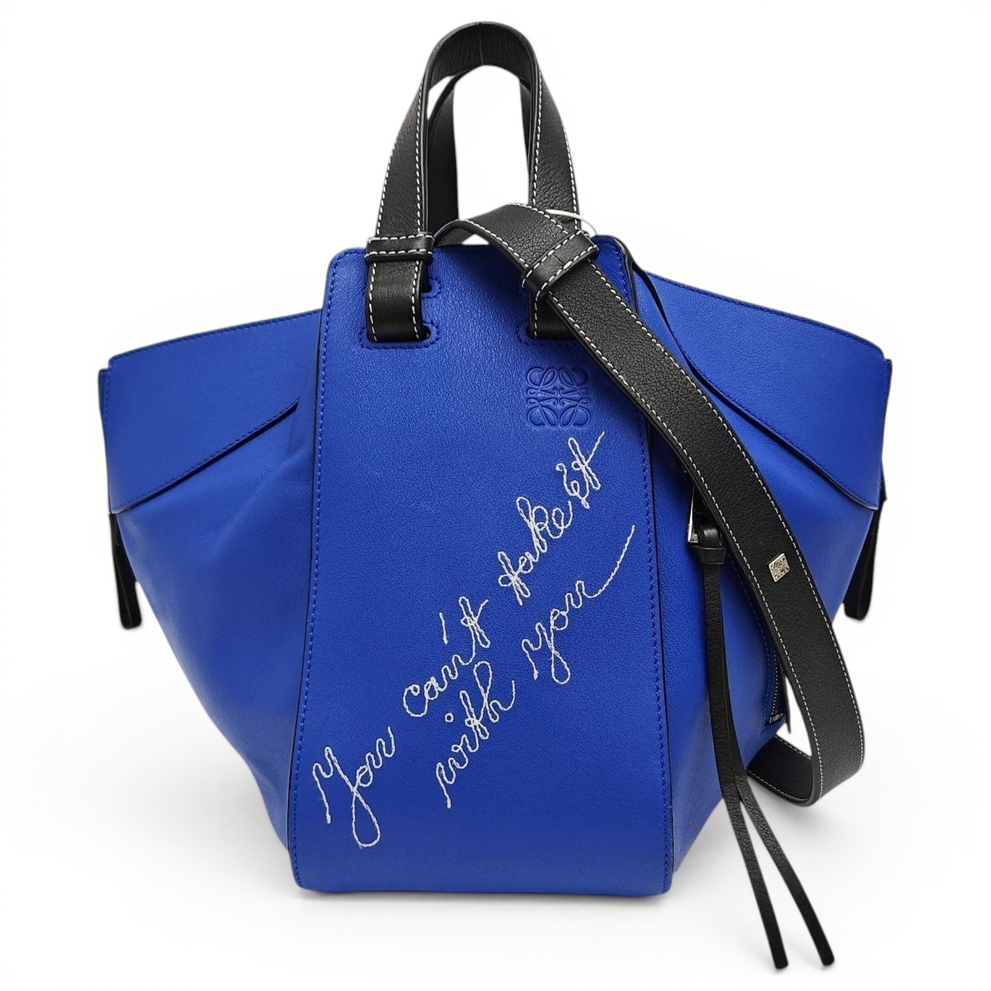 Hammock leather handbag