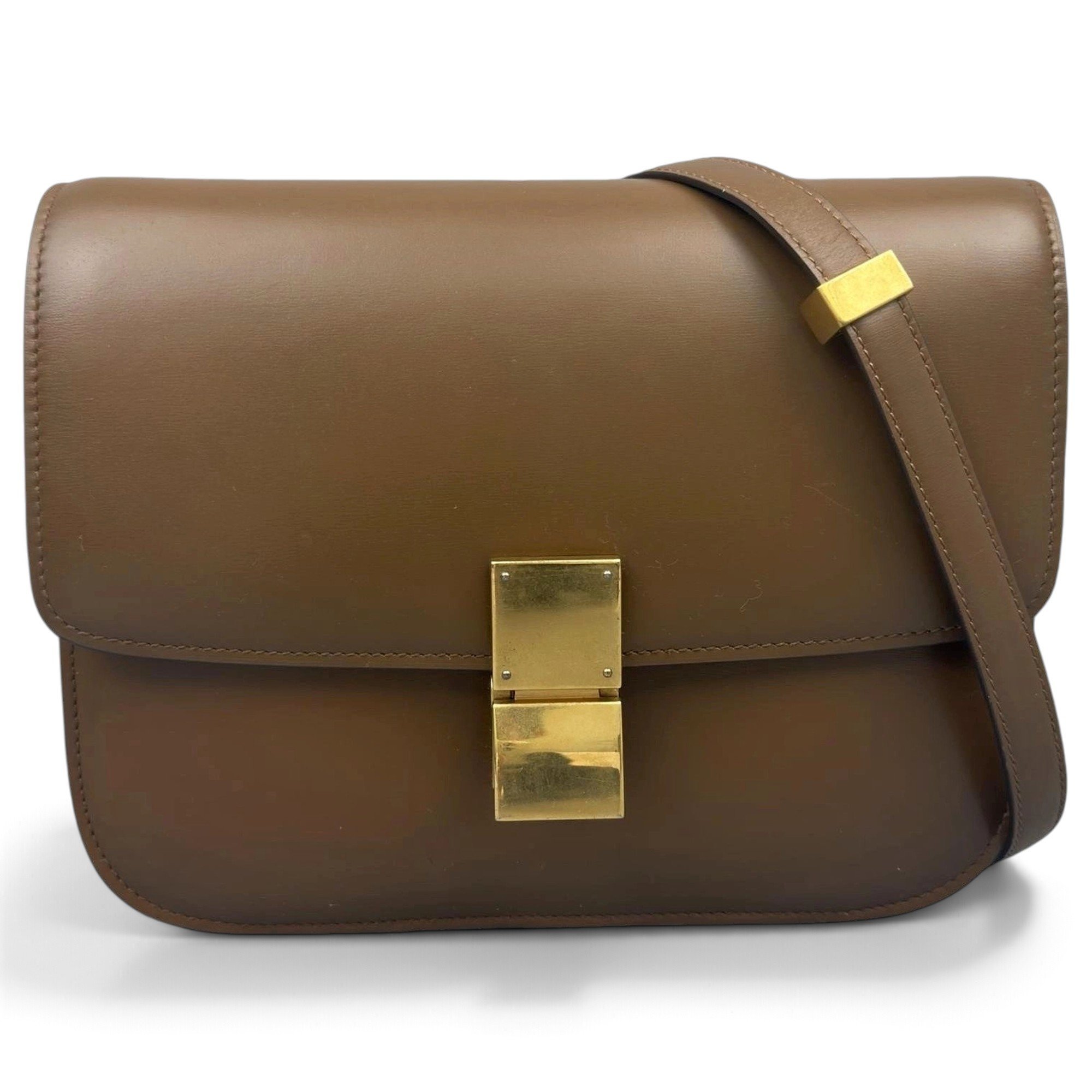 Classic leather handbag