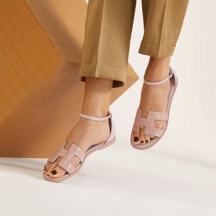 Rose Porcelaine Santorini Sandal