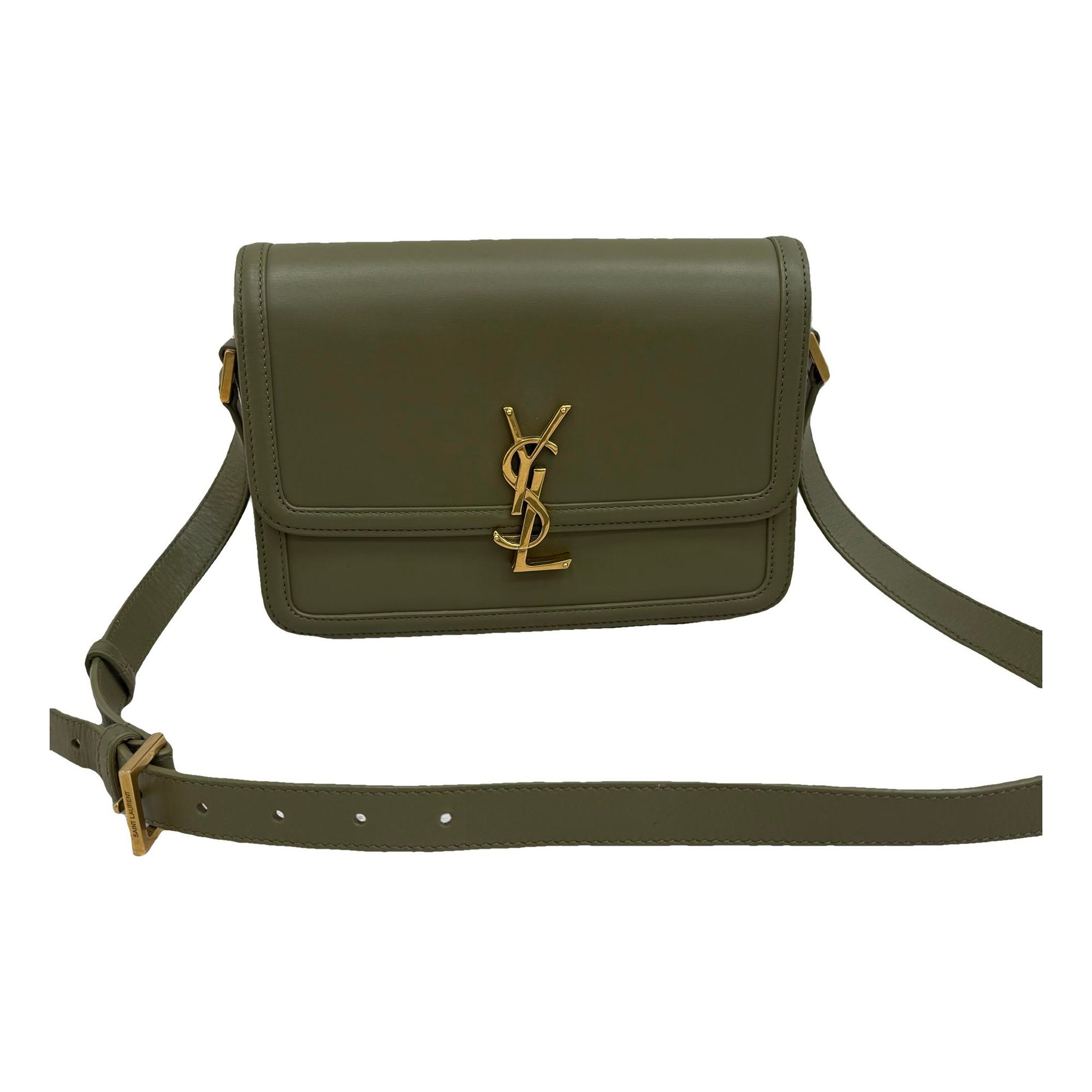 Solférino leather handbag