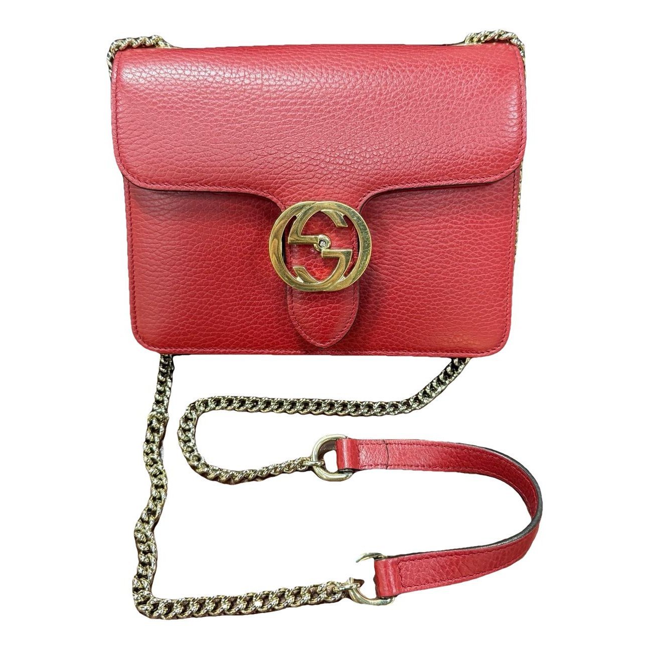 GG Marmont Flap leather bag