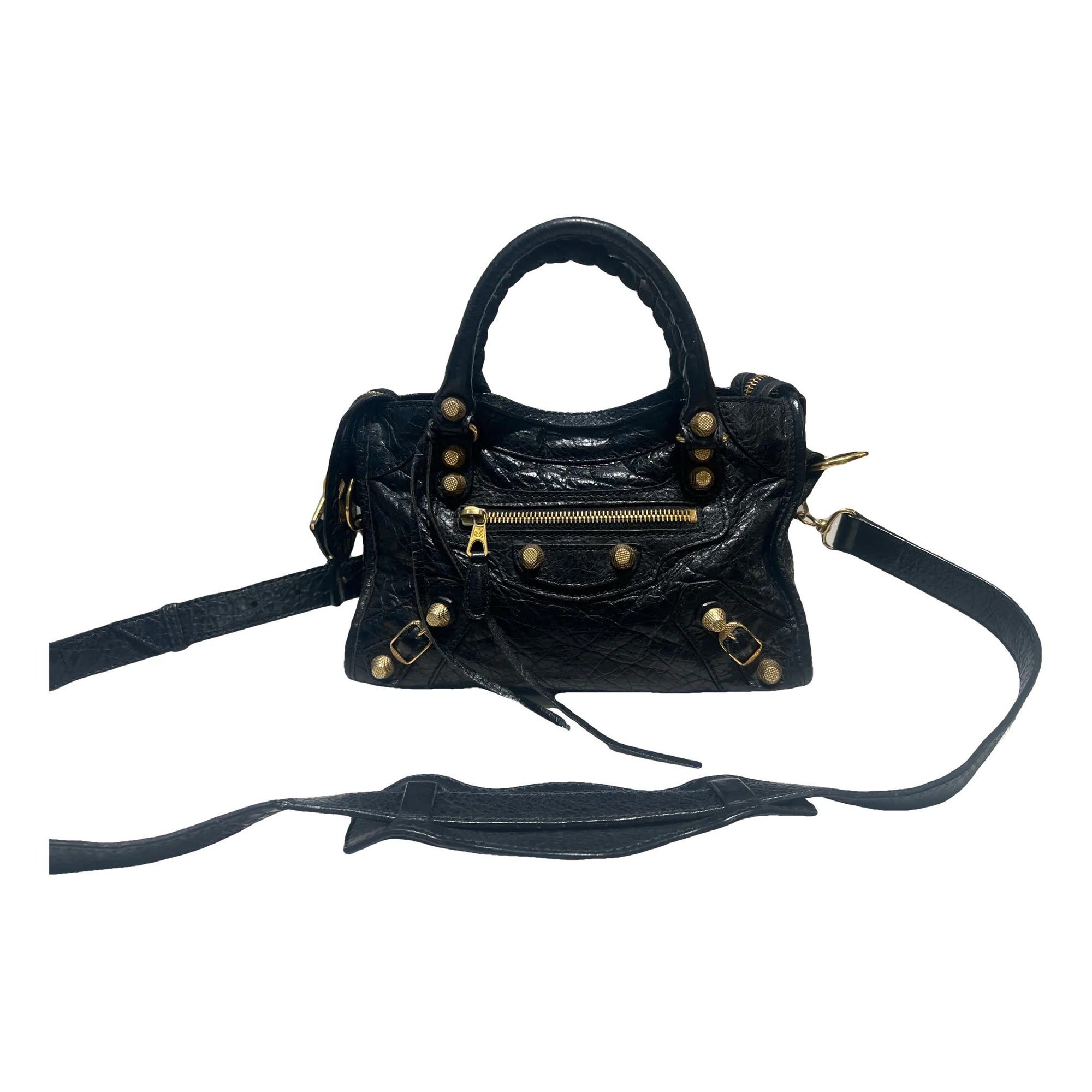 City leather crossbody bag