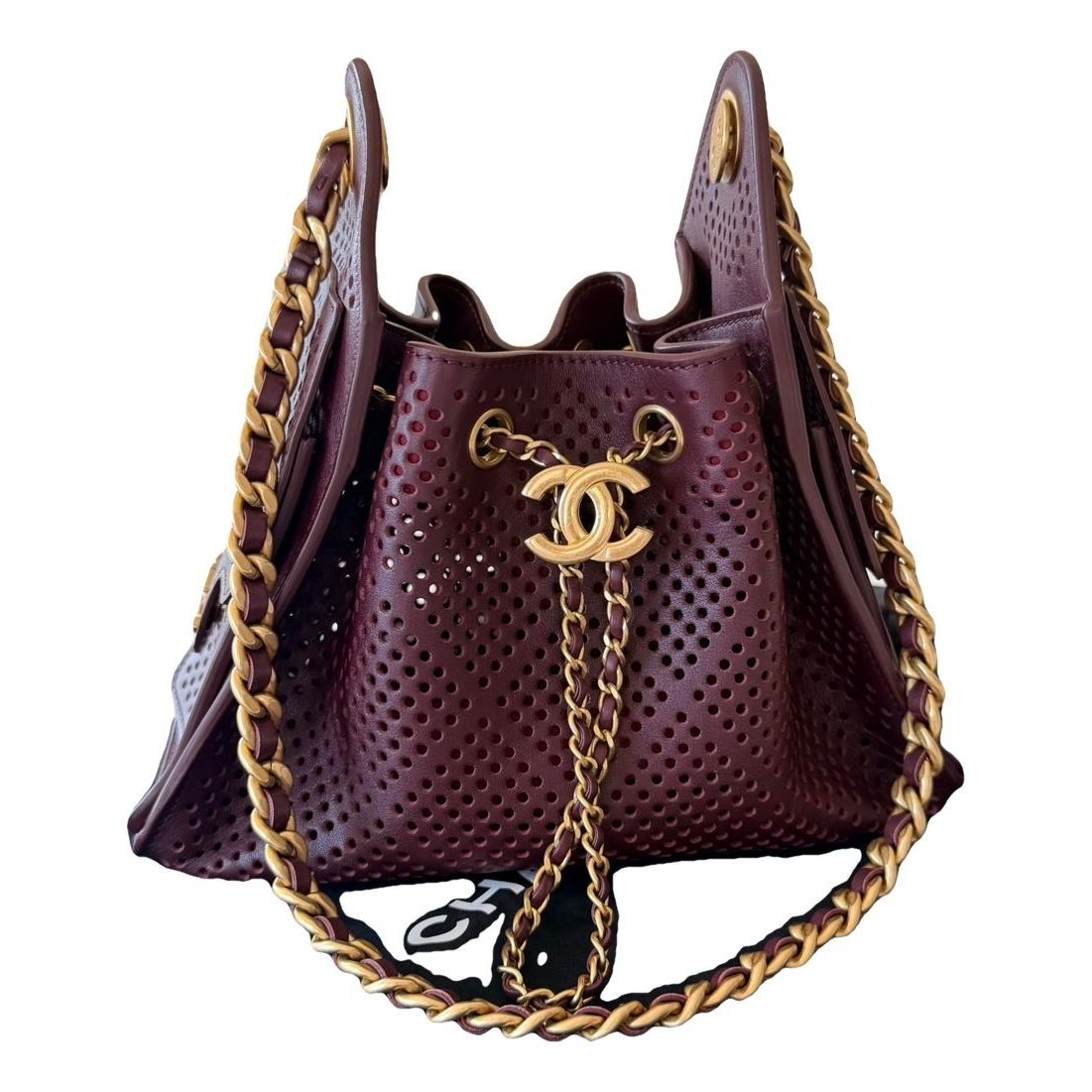 Leather handbag