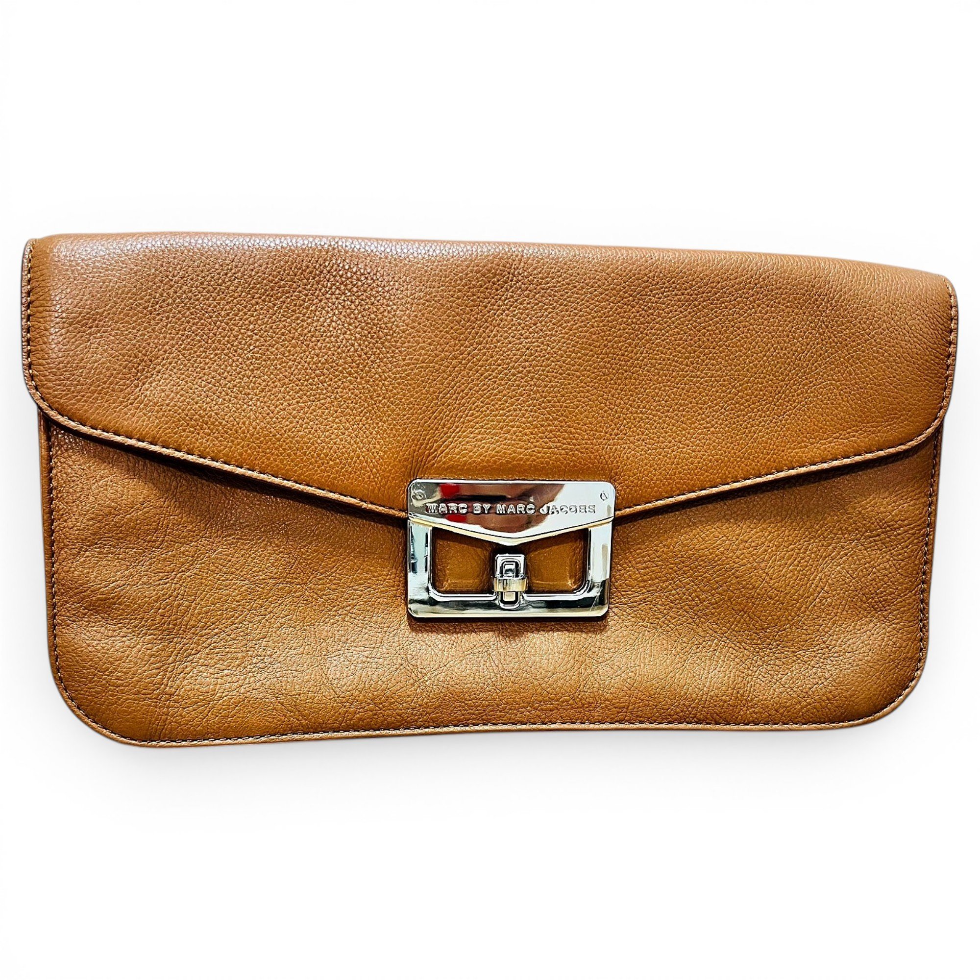 Single leather handbag