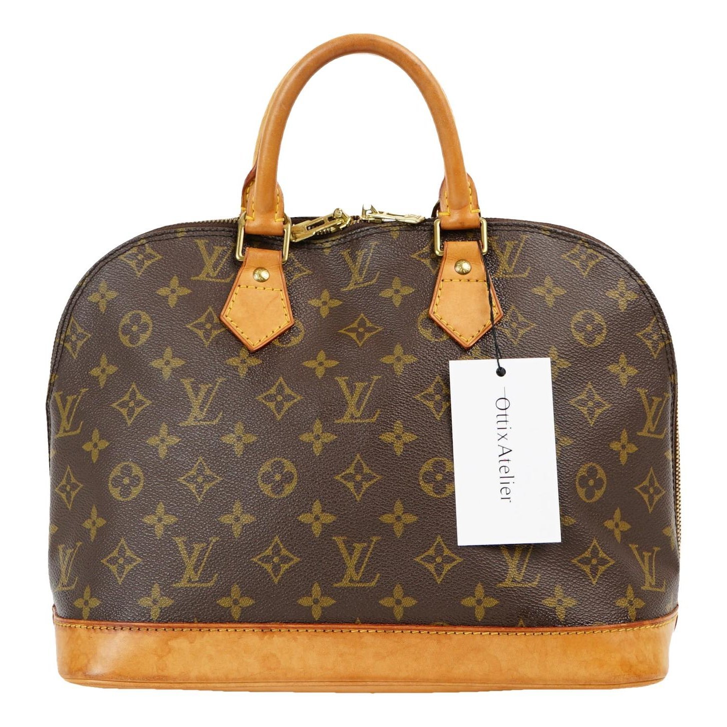 Alma leather handbag