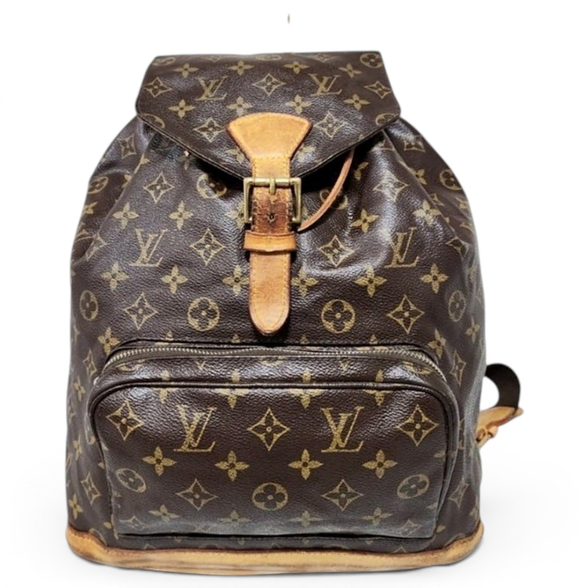 Montsouris leather backpack