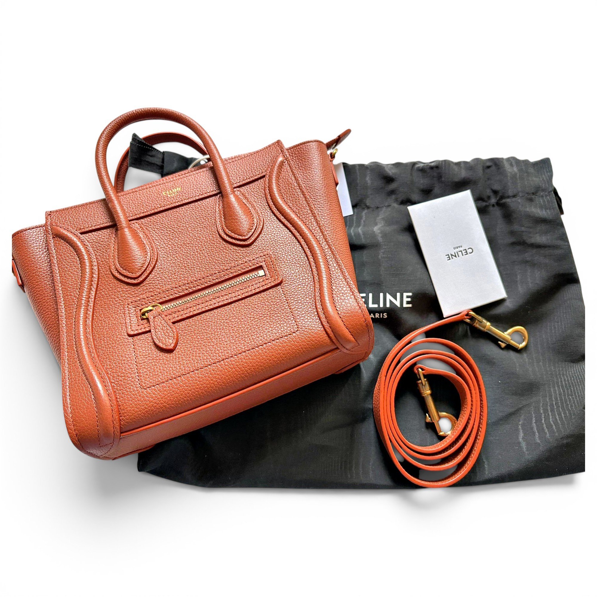 Luggage leather handbag