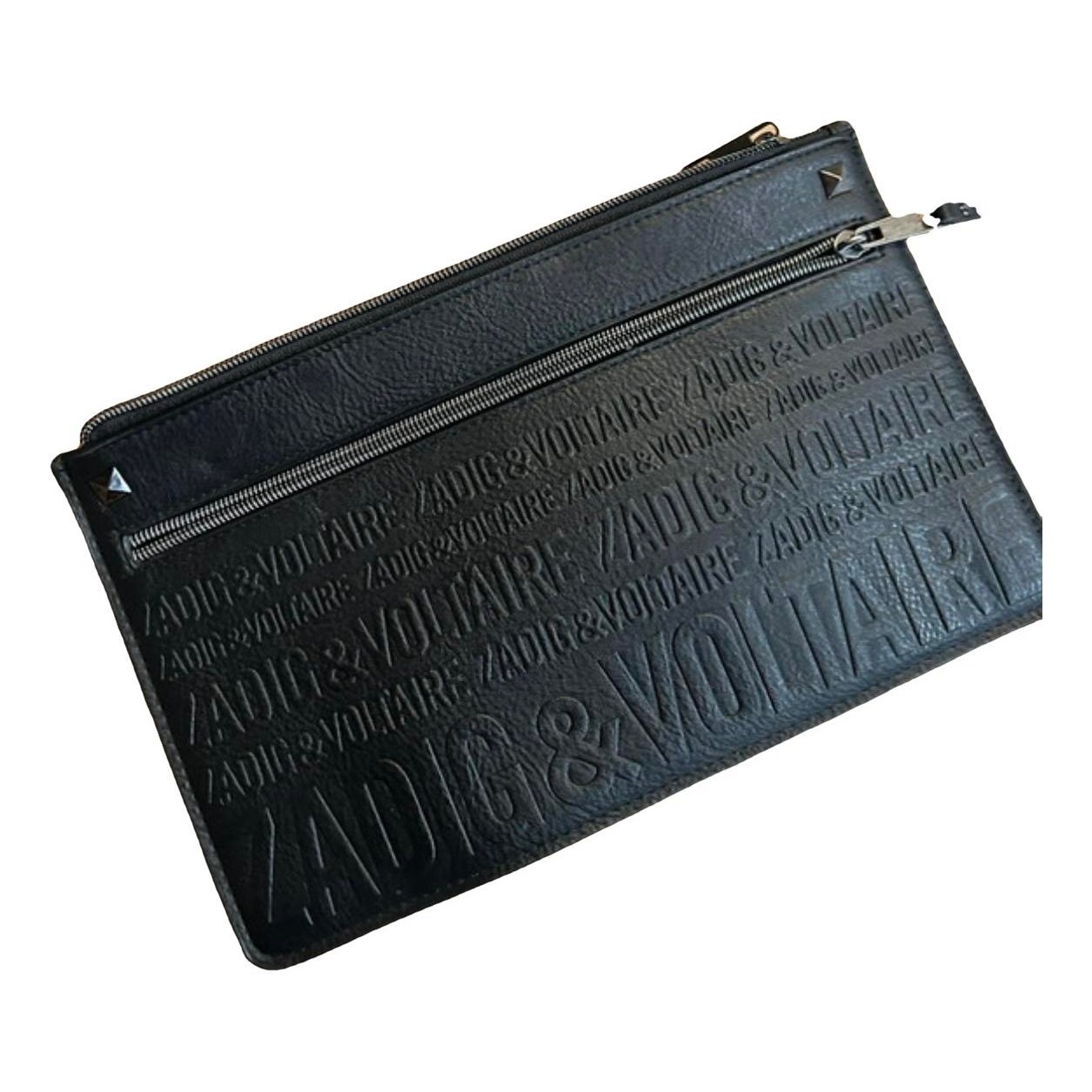 Vegan leather clutch bag