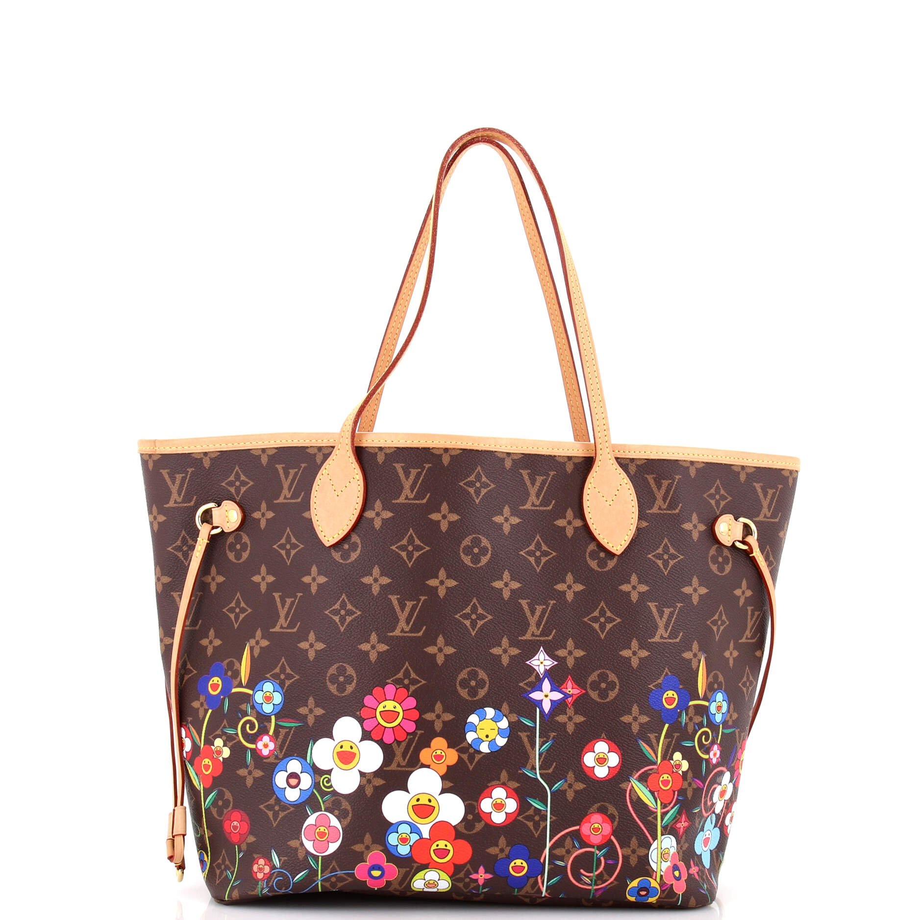 Louis Vuitton x Takashi Murakami Neverfull NM Tote Flowers Monogram Canvas MM
