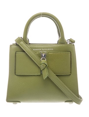 Brandon Blackwood Leather Top Handle Bag