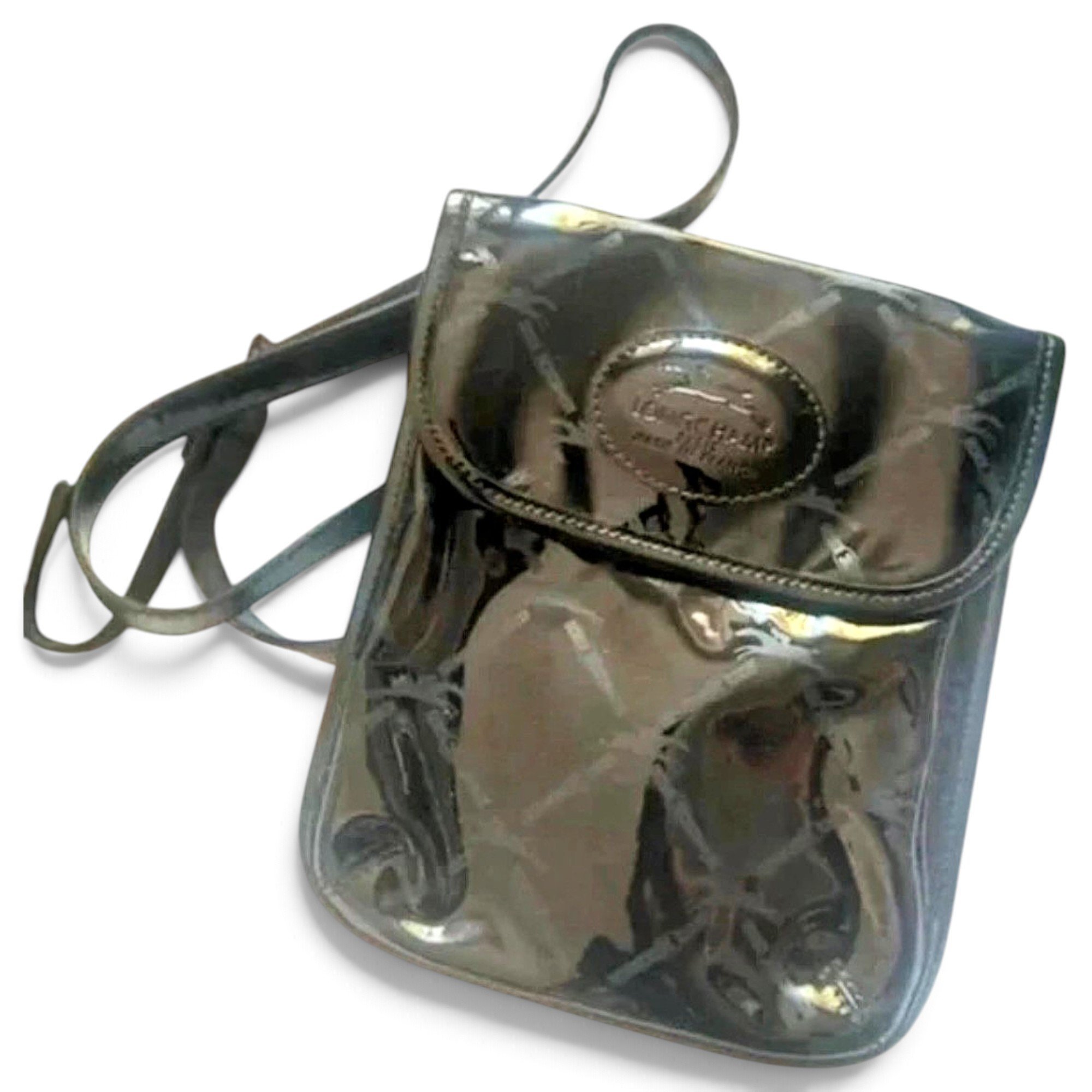 Patent leather crossbody bag