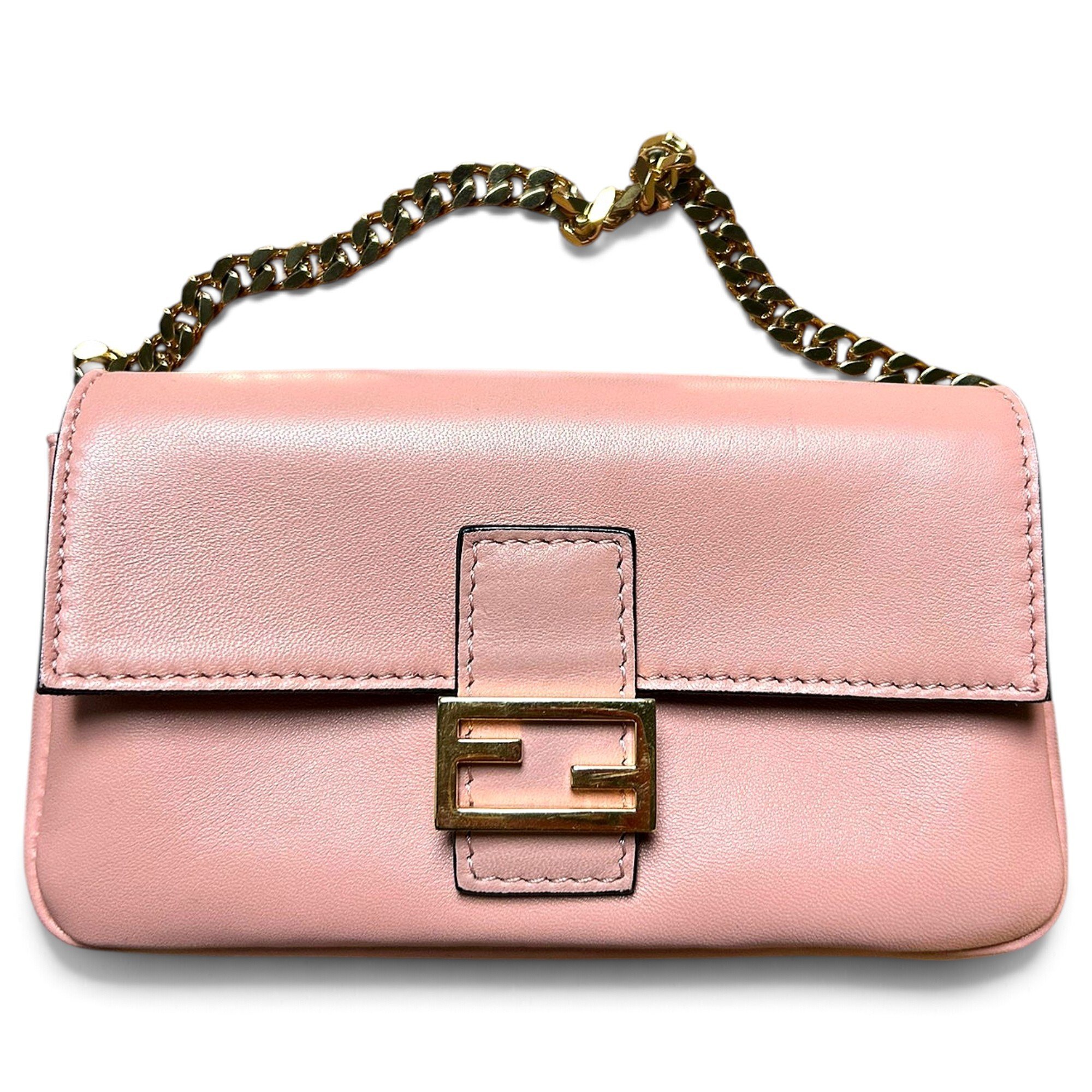 Baguette leather handbag