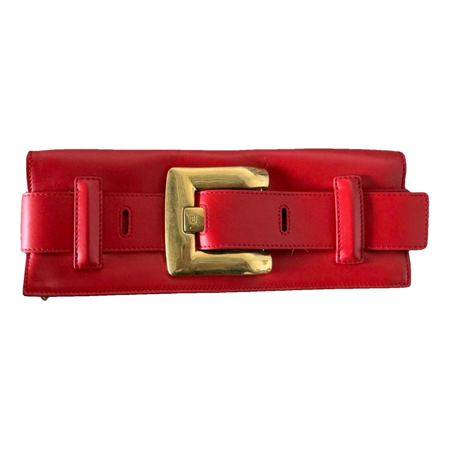 Balmain Leather clutch bag