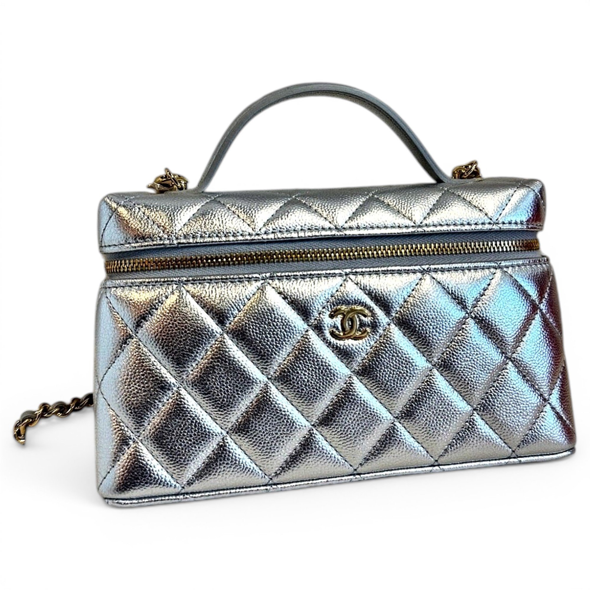 Vanity leather bag