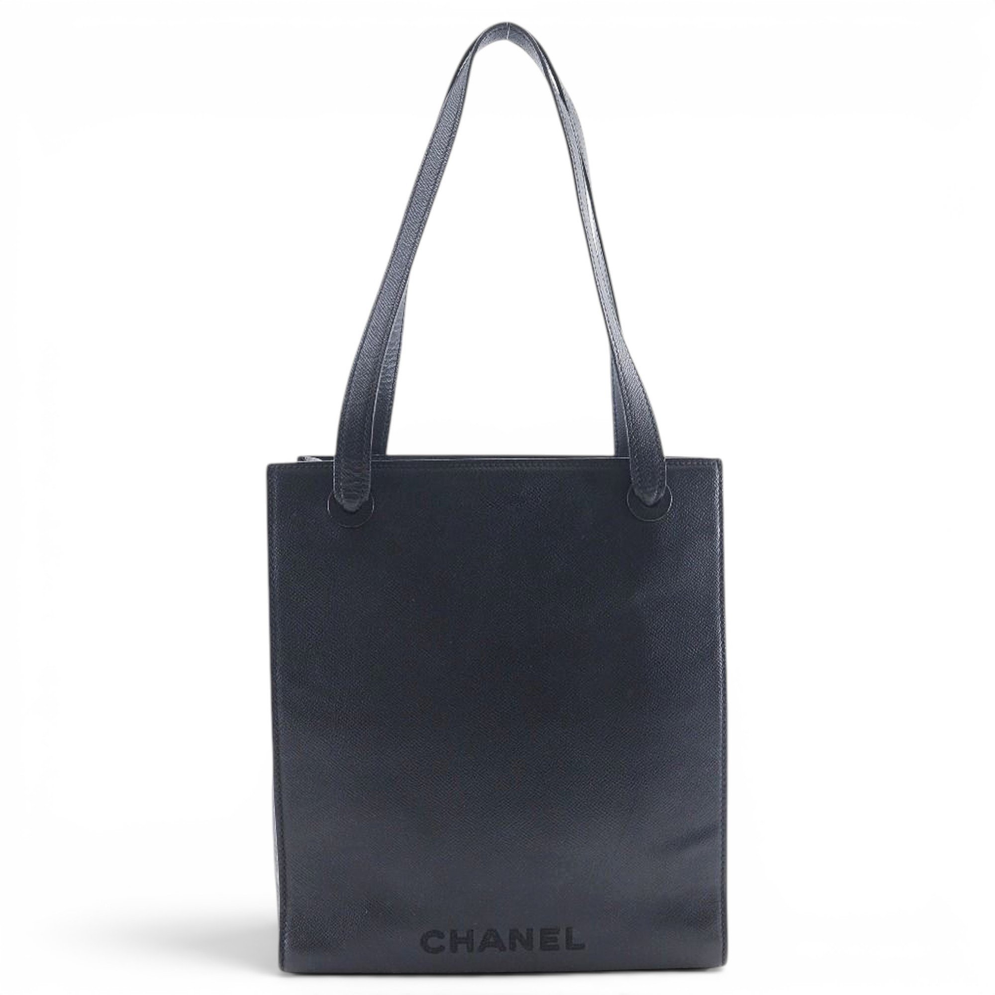 Leather tote