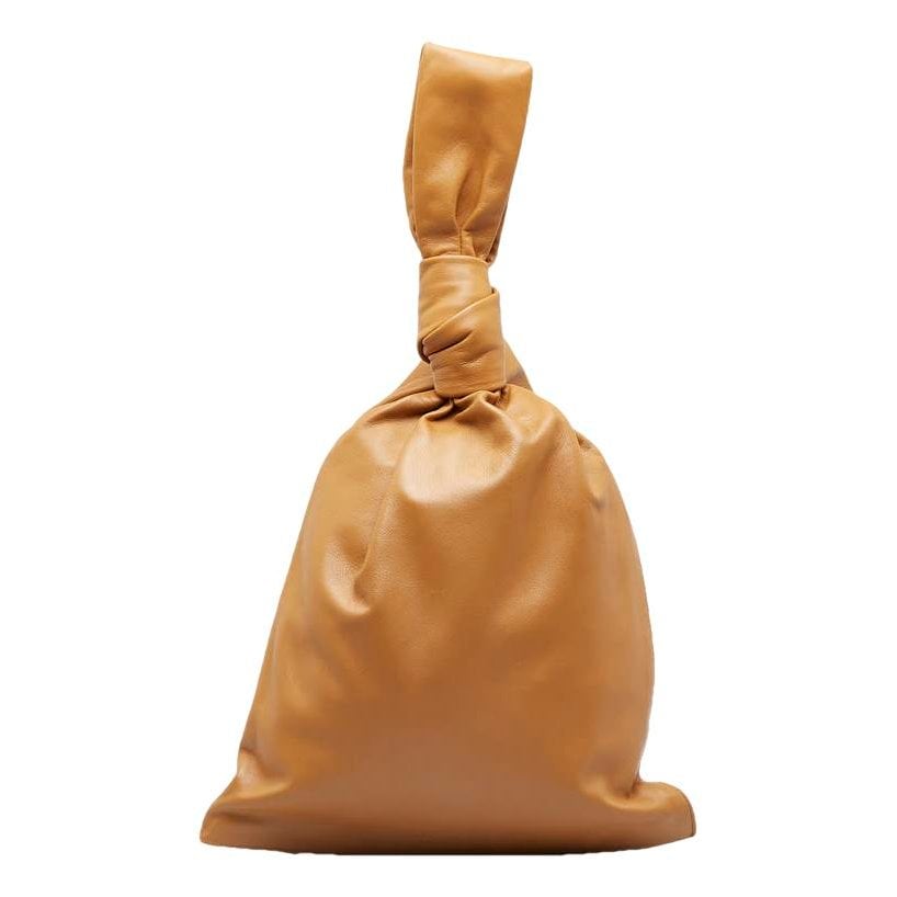 Twist leather handbag