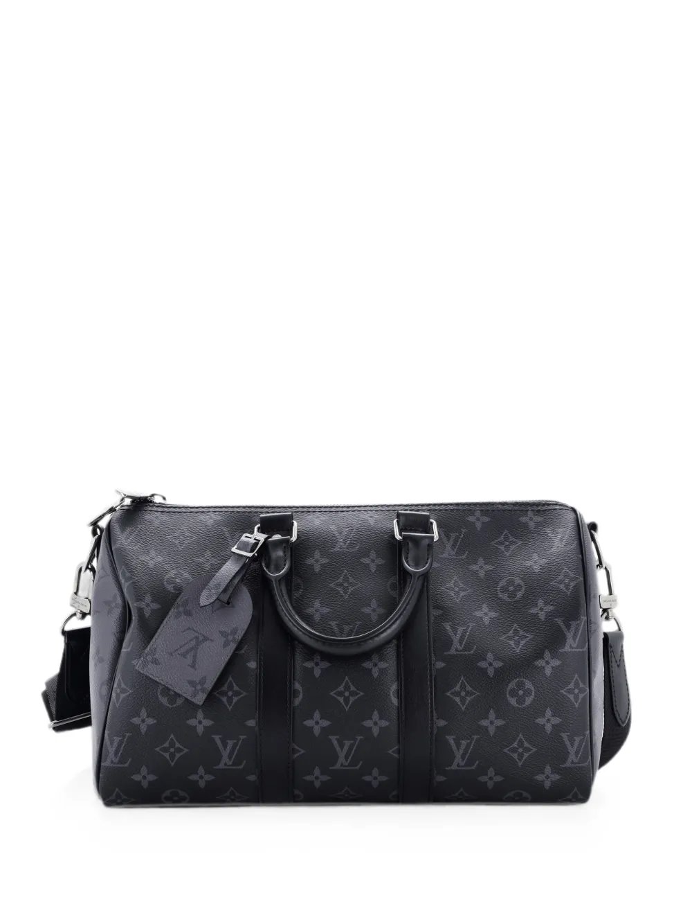 Keepall Bandouliere Bag Reverse Monogram Eclipse Canvas 35 travel bag