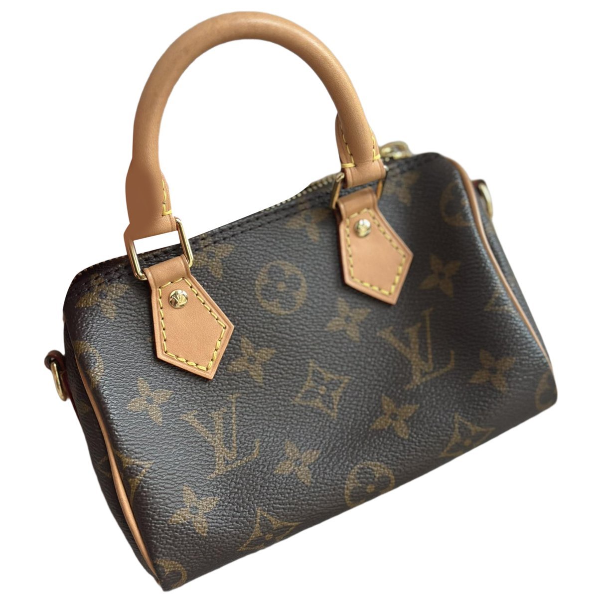 Nano Speedy / Mini HL leather crossbody bag