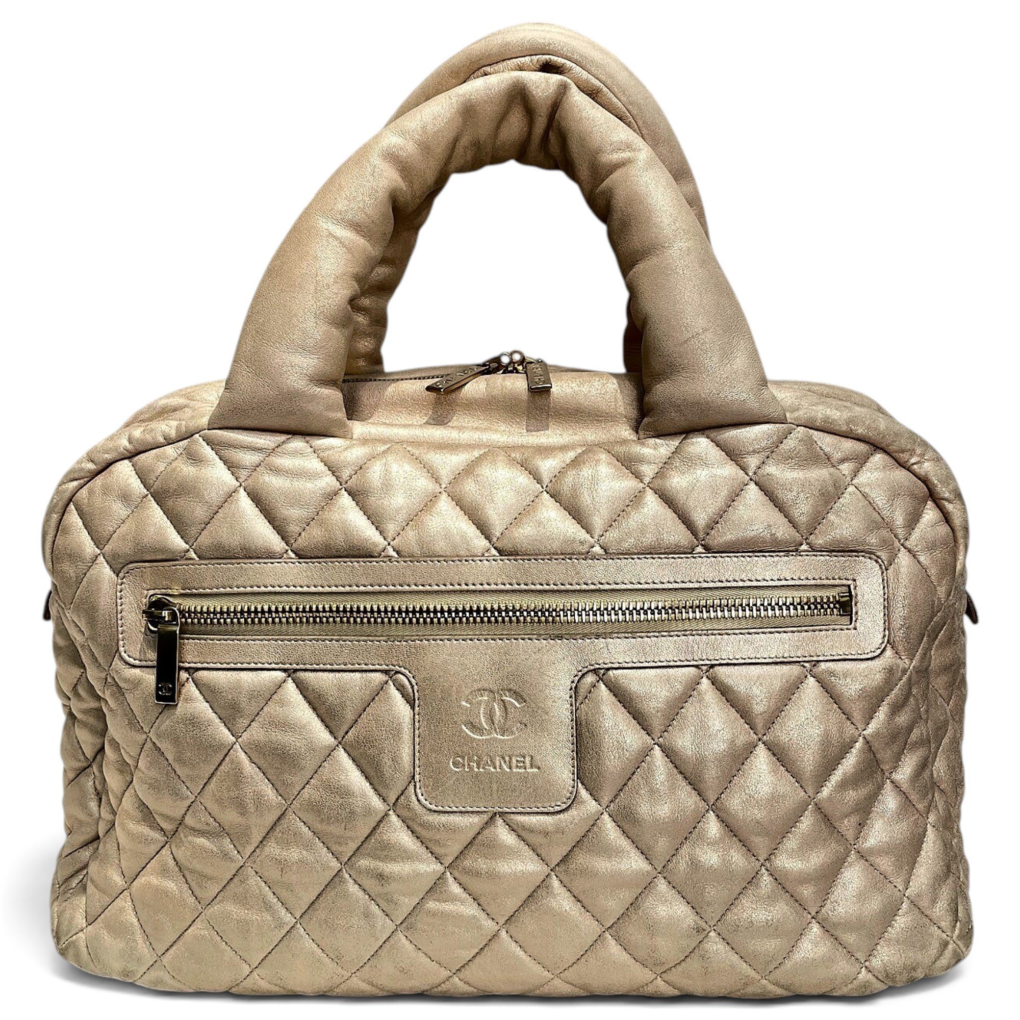 Cocoon leather handbag