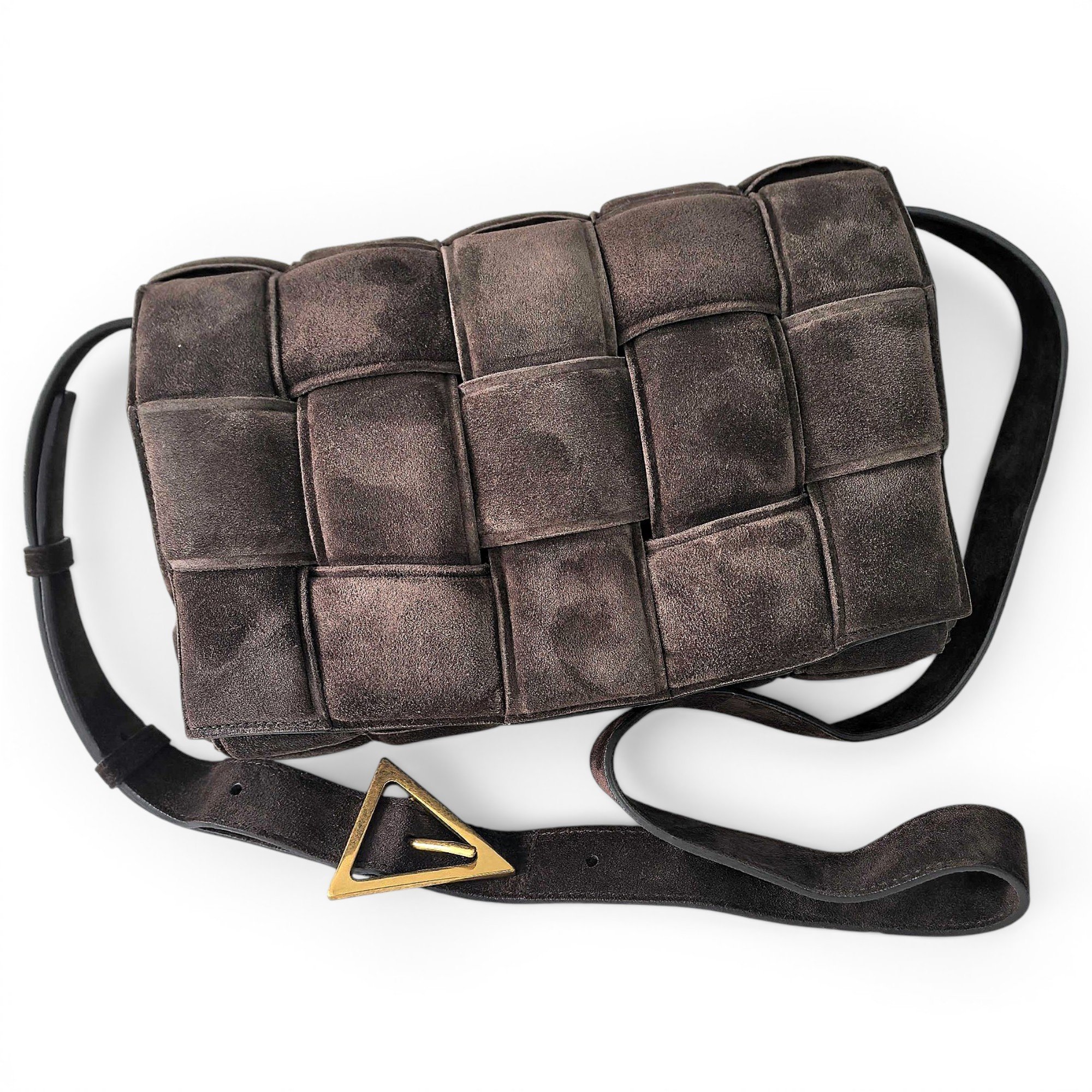 Cassette Padded leather handbag