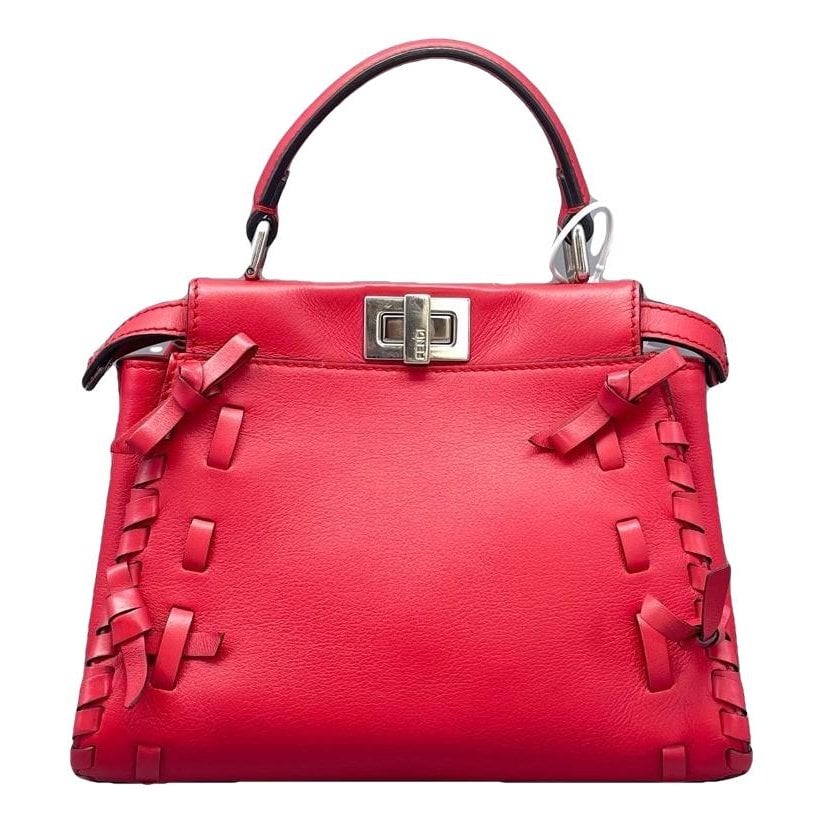 Peekaboo leather handbag