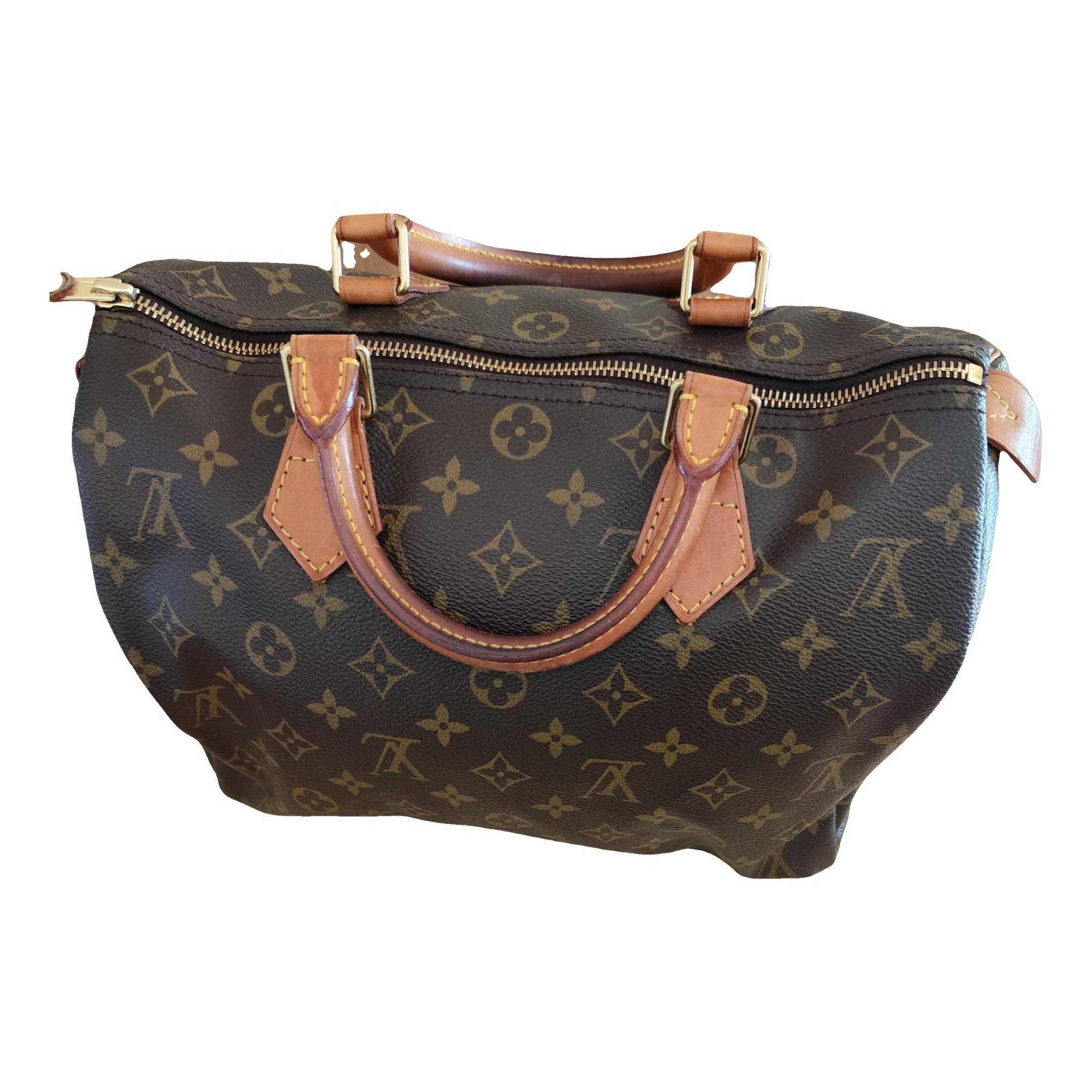 Speedy leather handbag