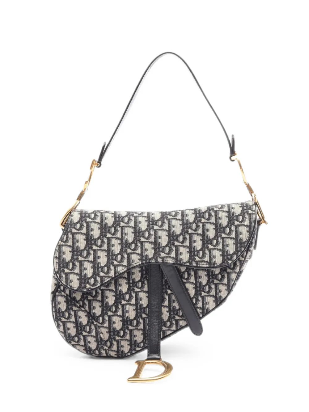 2010s Oblique Saddle jacquard tote bag