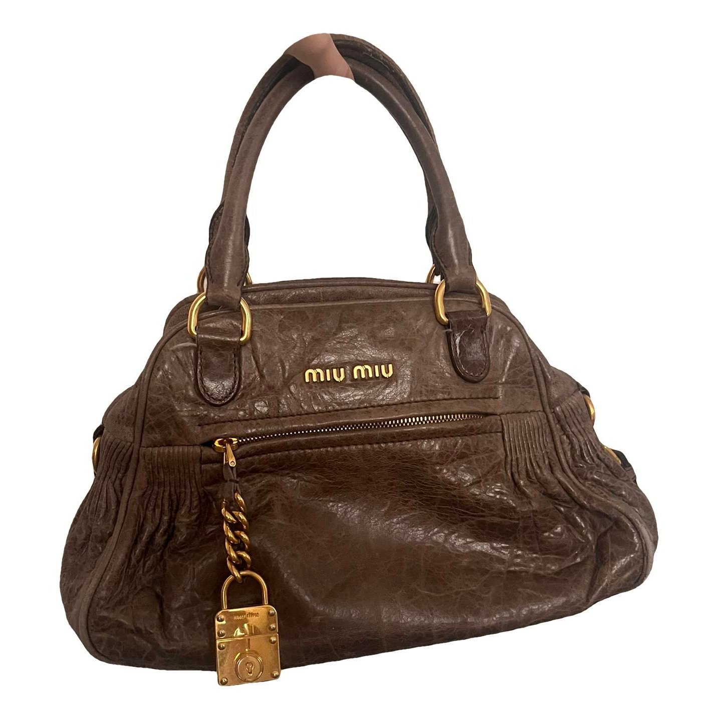 Leather handbag