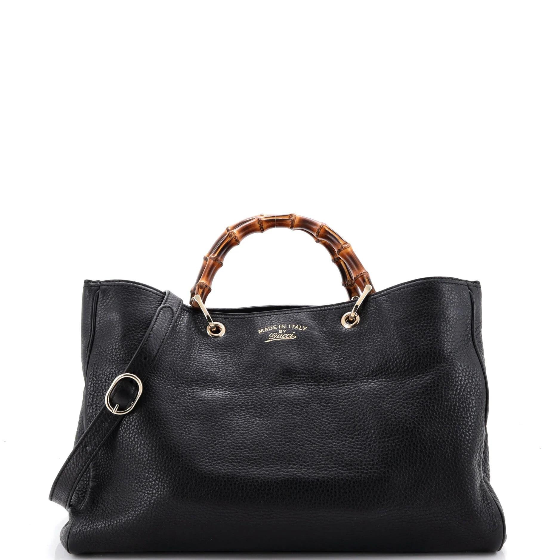 Leather tote