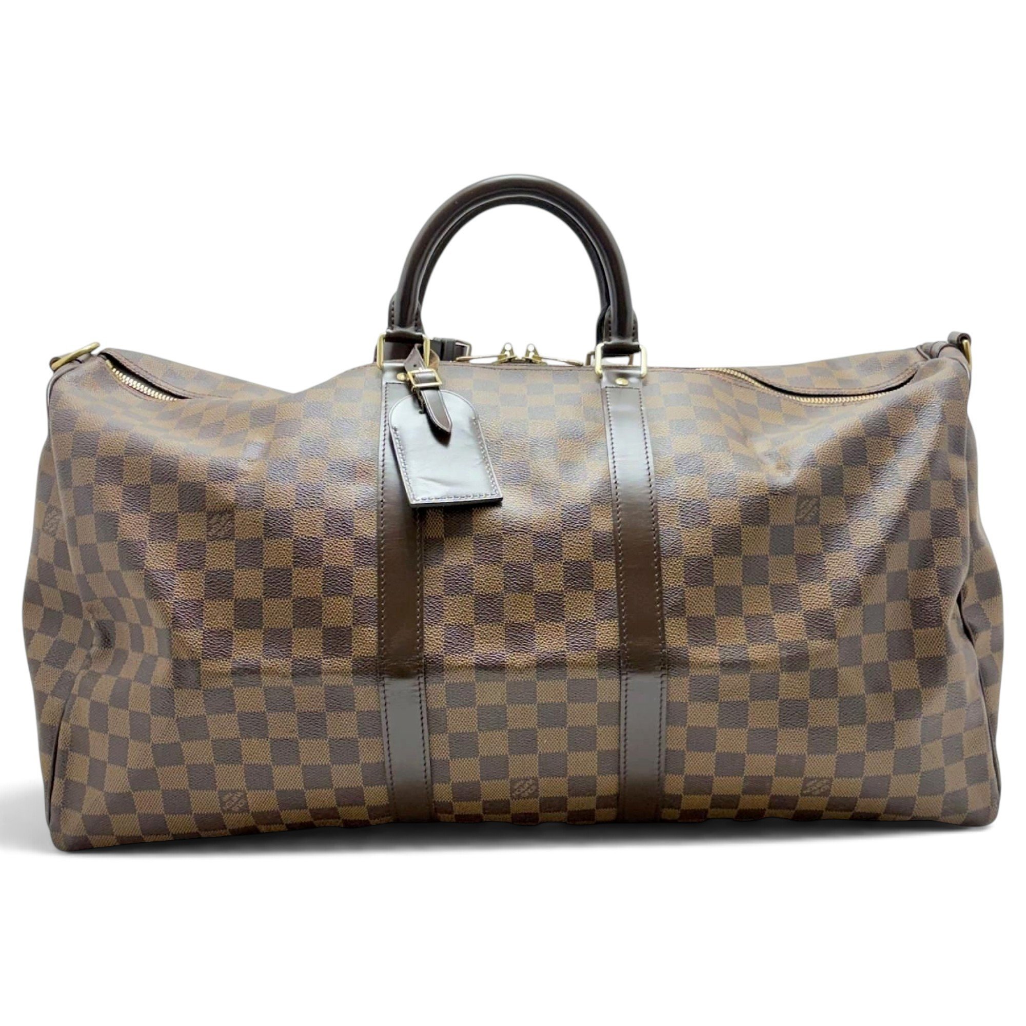 Louis Vuitton Keepall cloth travel bag