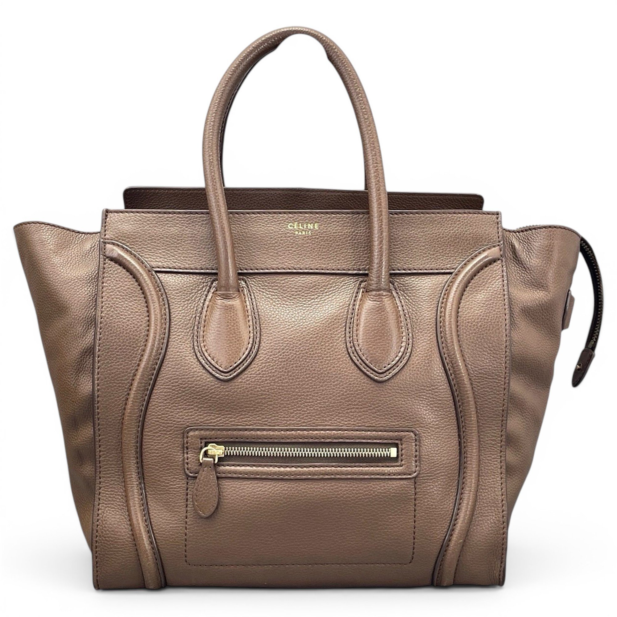 Luggage leather handbag