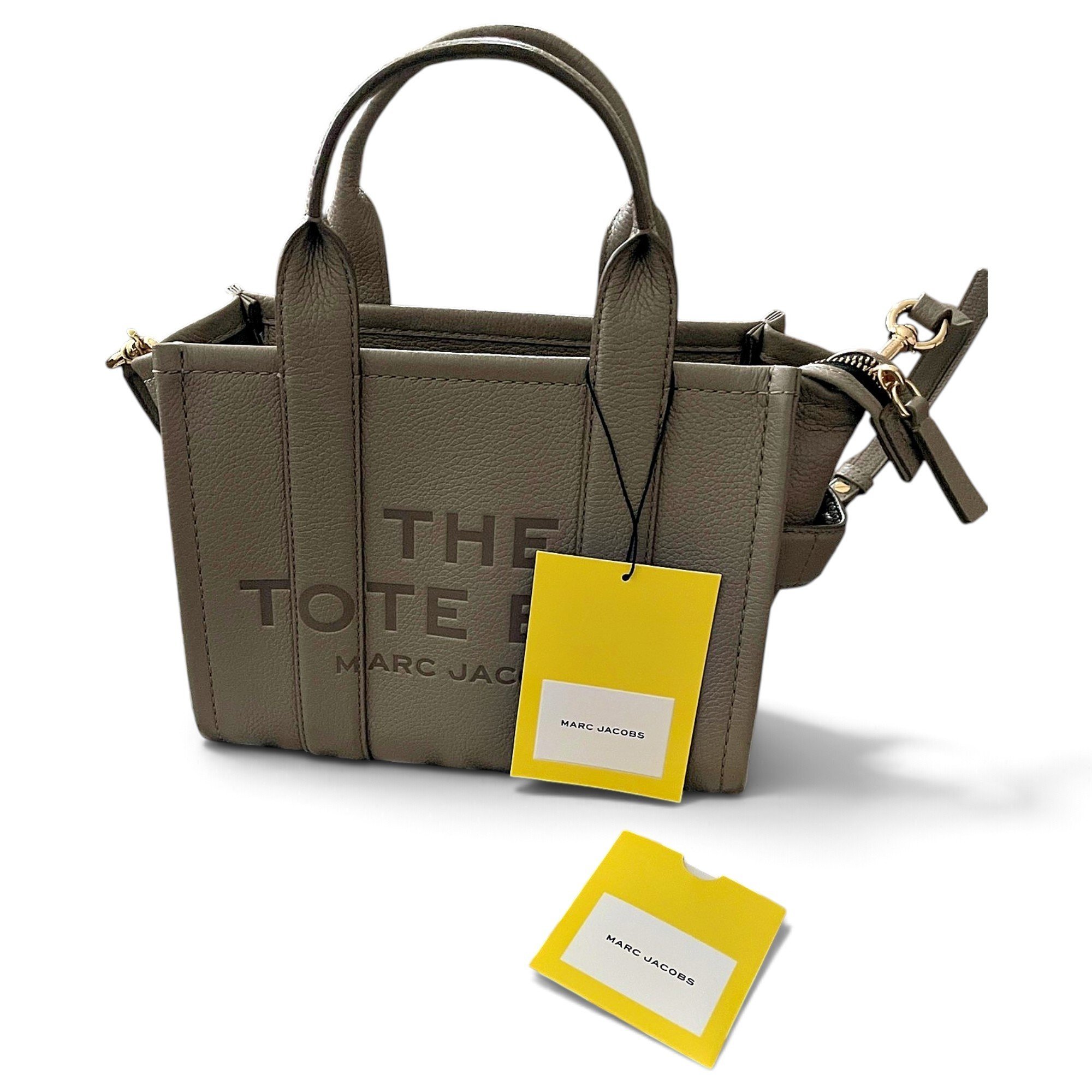 The Tag Tote leather tote