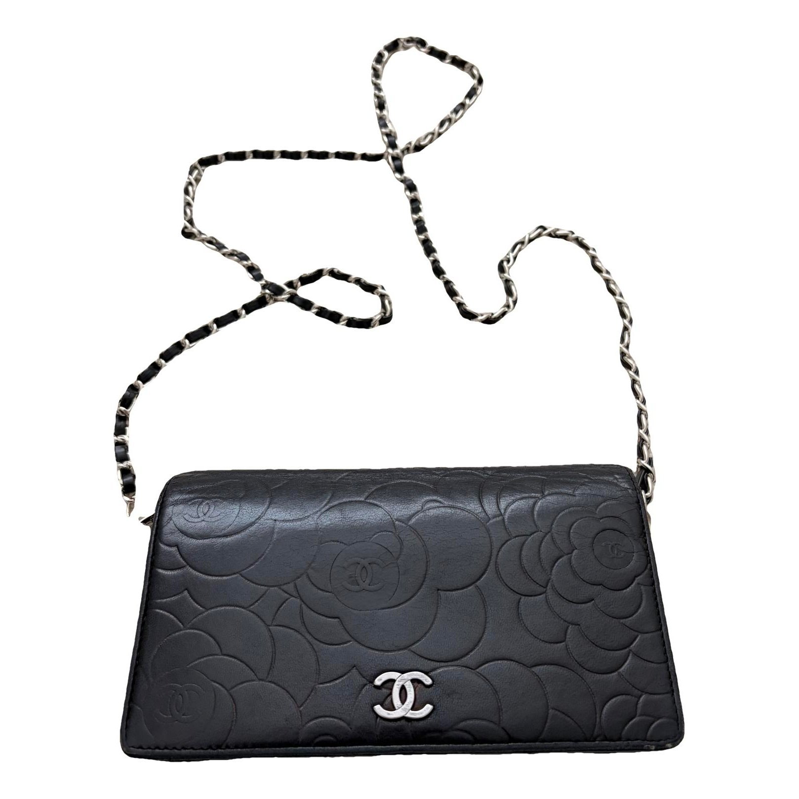 Wallet On Chain Timeless/Classique leather crossbody bag
