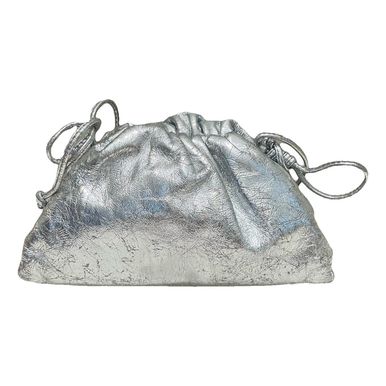 Pouch leather handbag