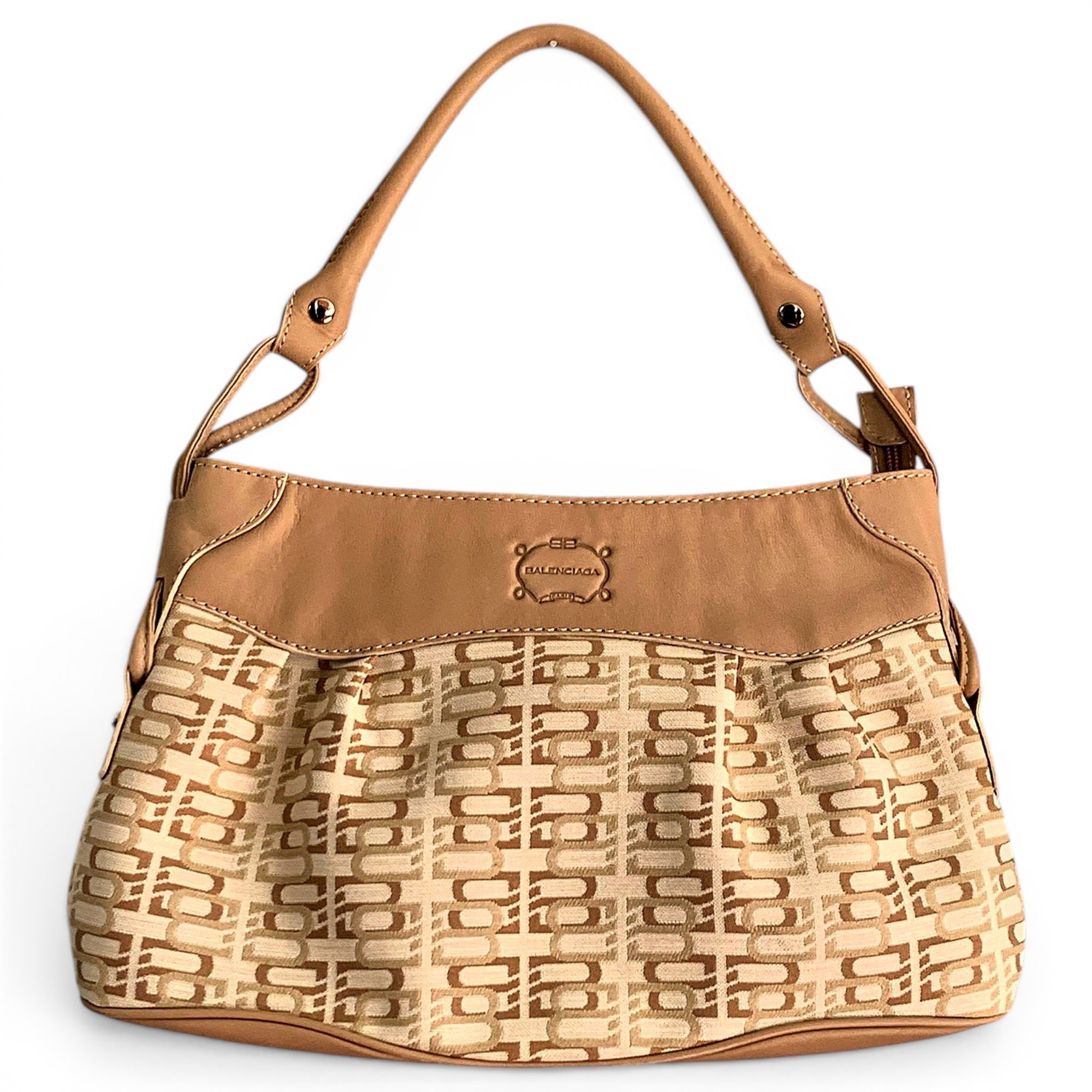XX Hobo leather handbag