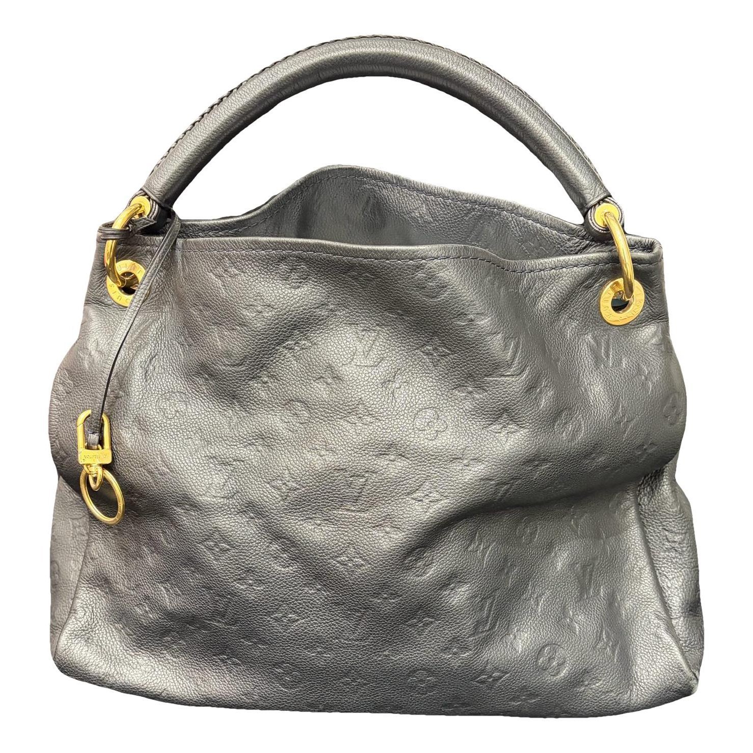Artsy leather handbag