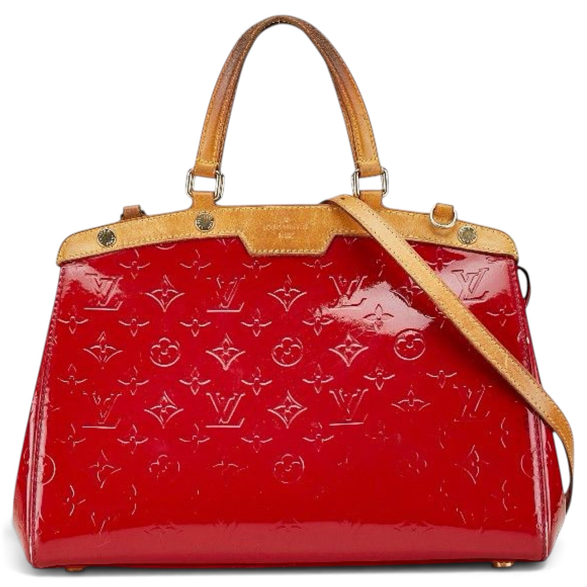 Bréa patent leather handbag