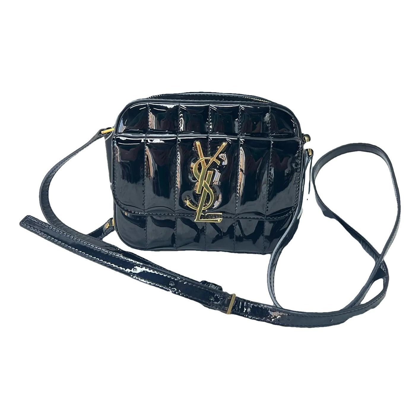 Vicky patent leather crossbody bag