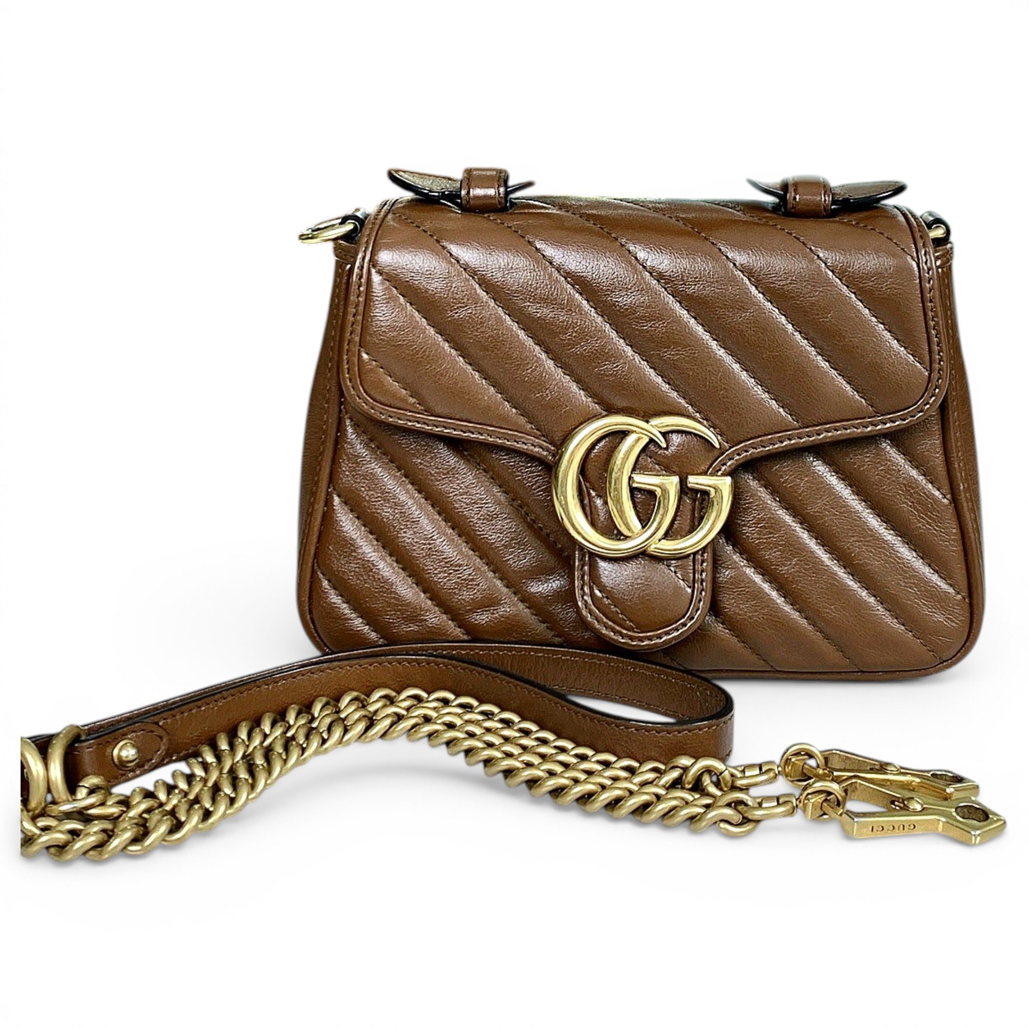 GG Marmont Flap leather handbag